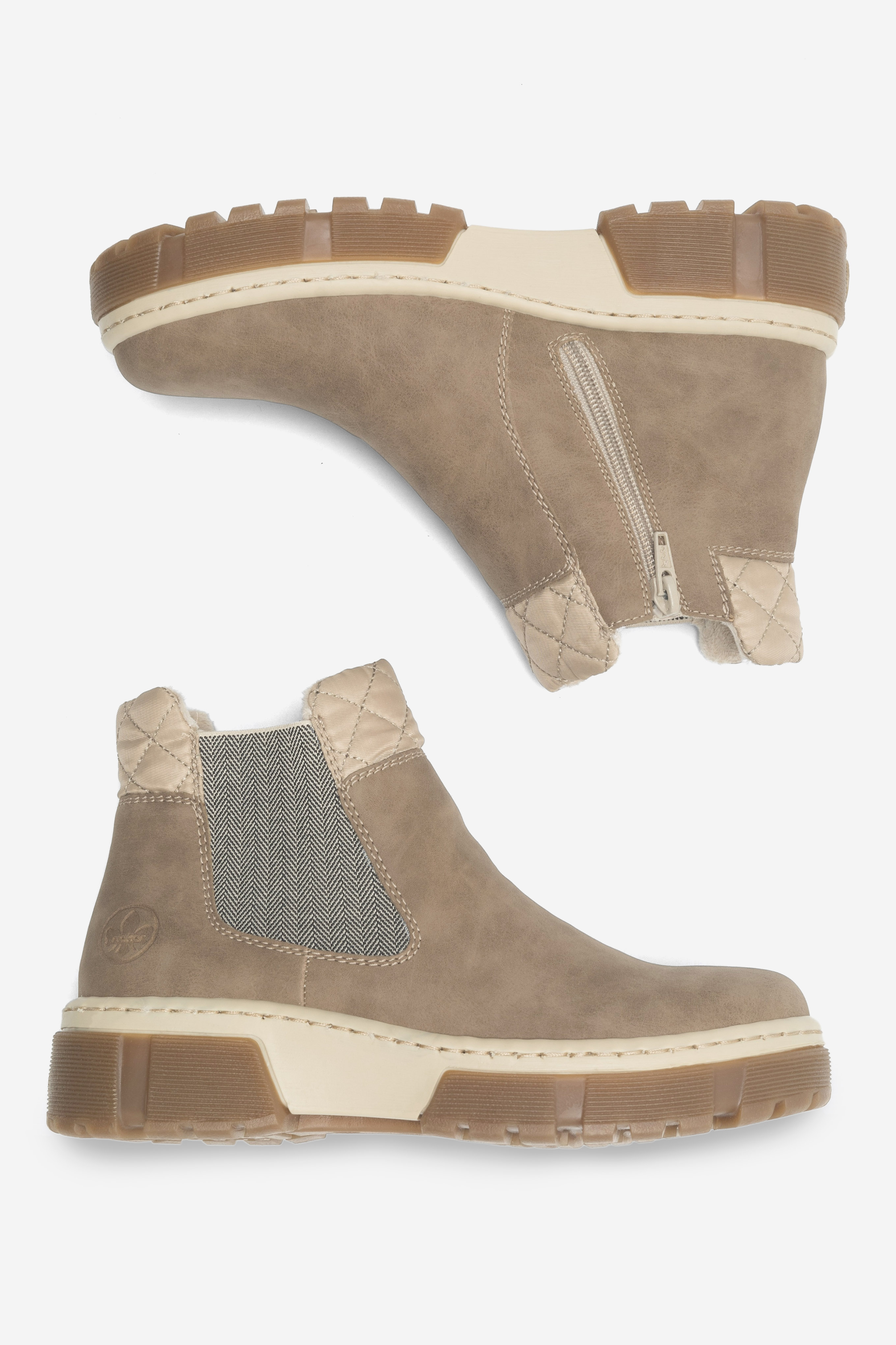 Kotníková obuv BÉŽOVÁ