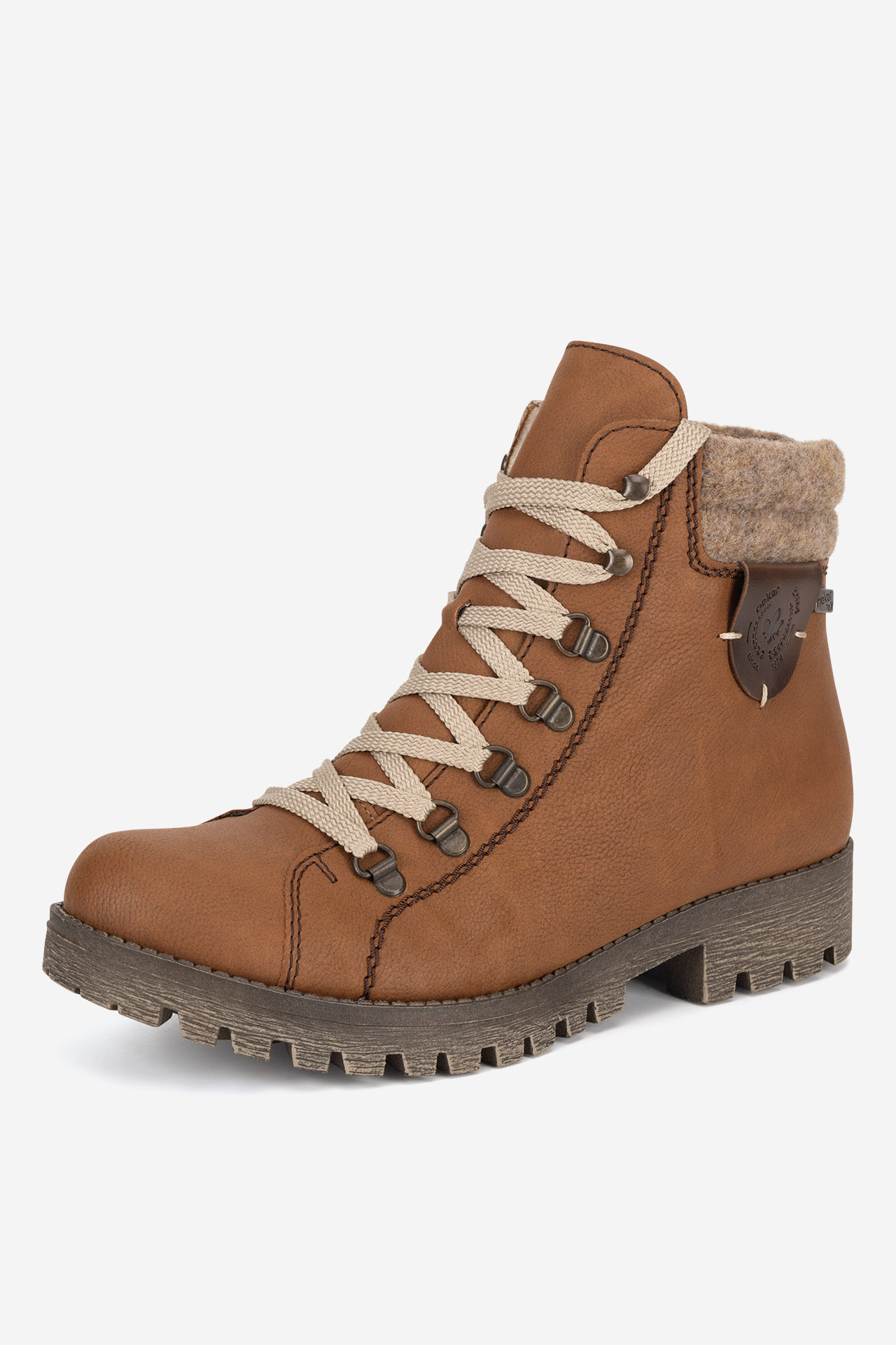 Šnurovacie topánky Hnedá