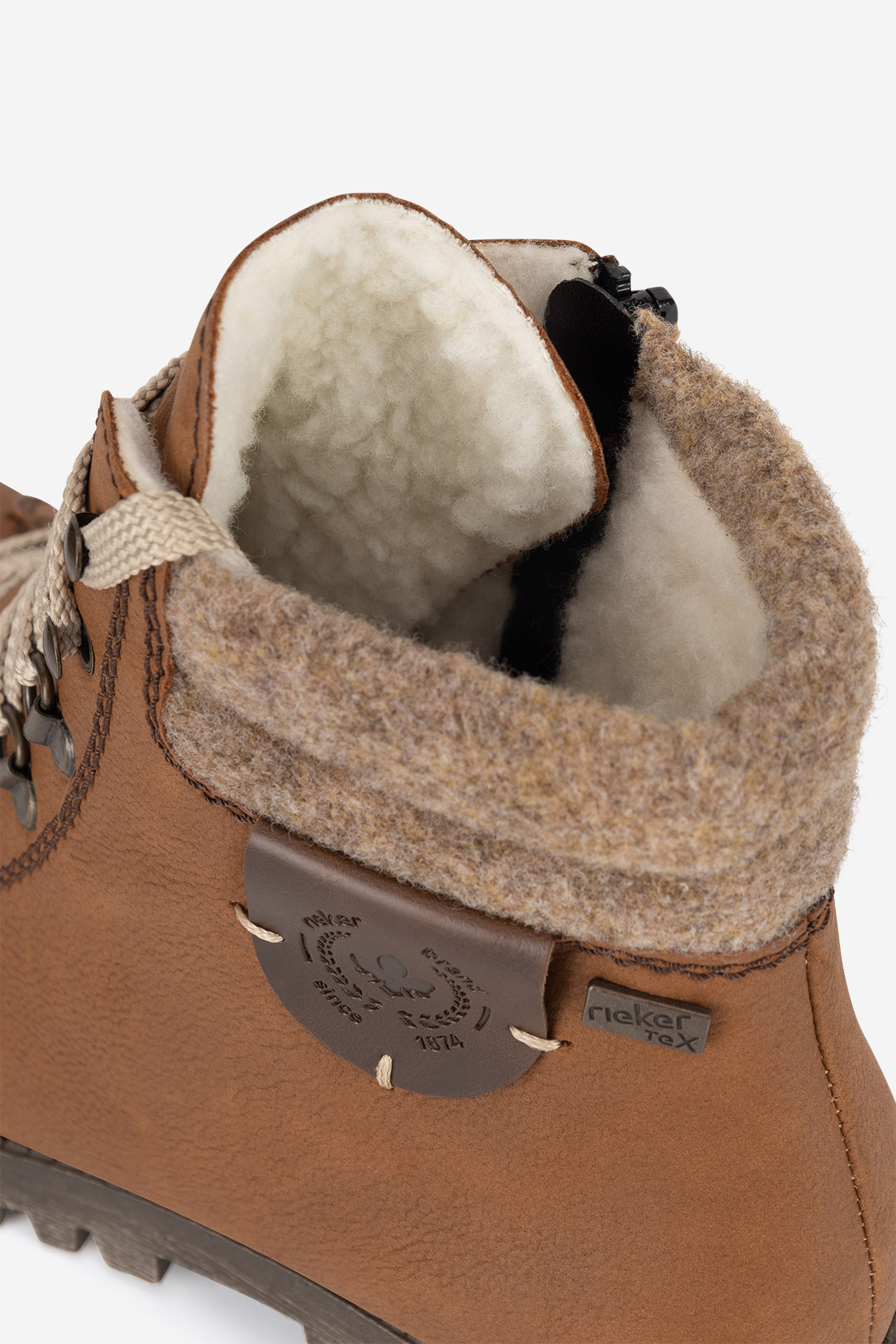 Šnurovacie topánky Hnedá