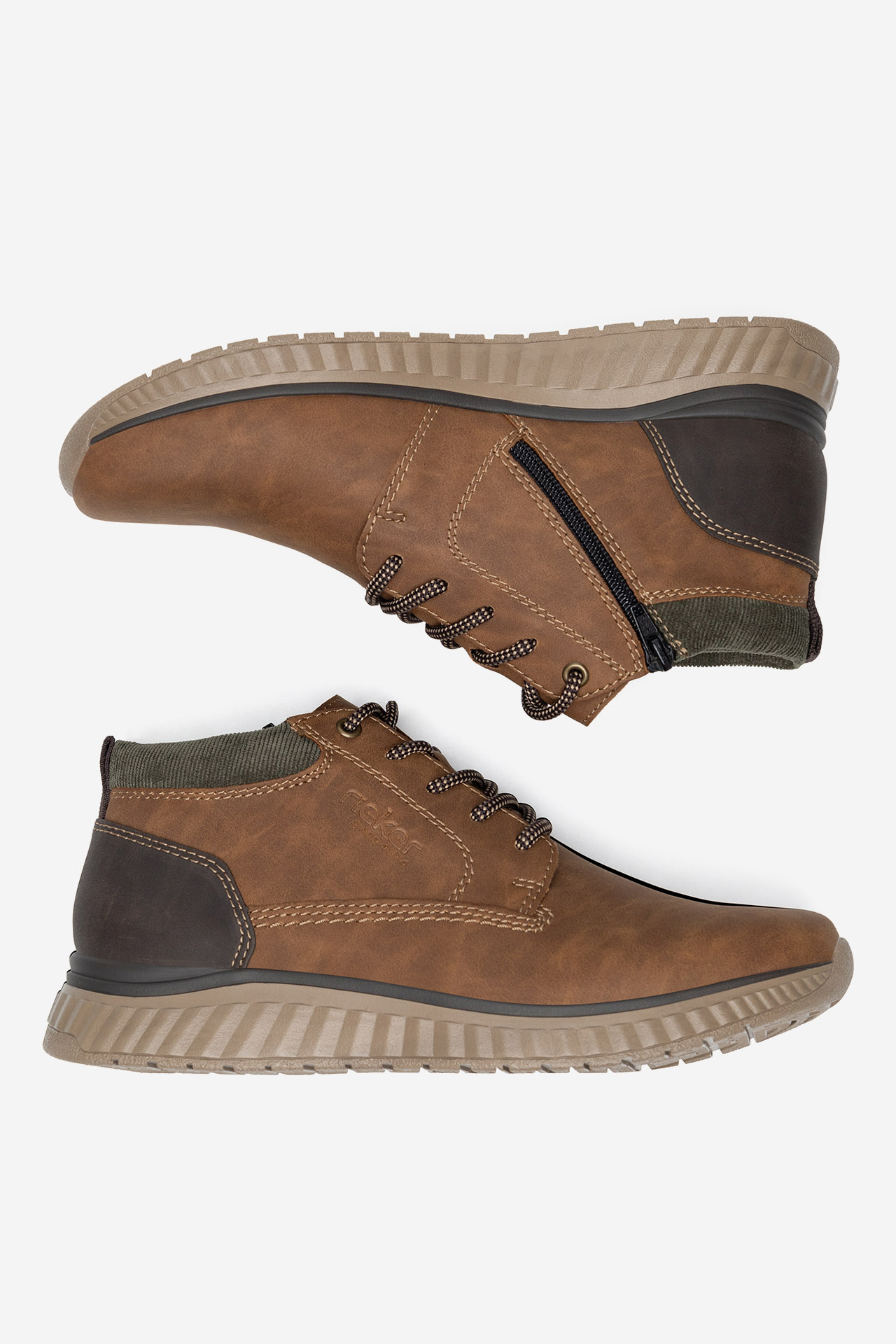 Kotníková obuv HNĚDÁ