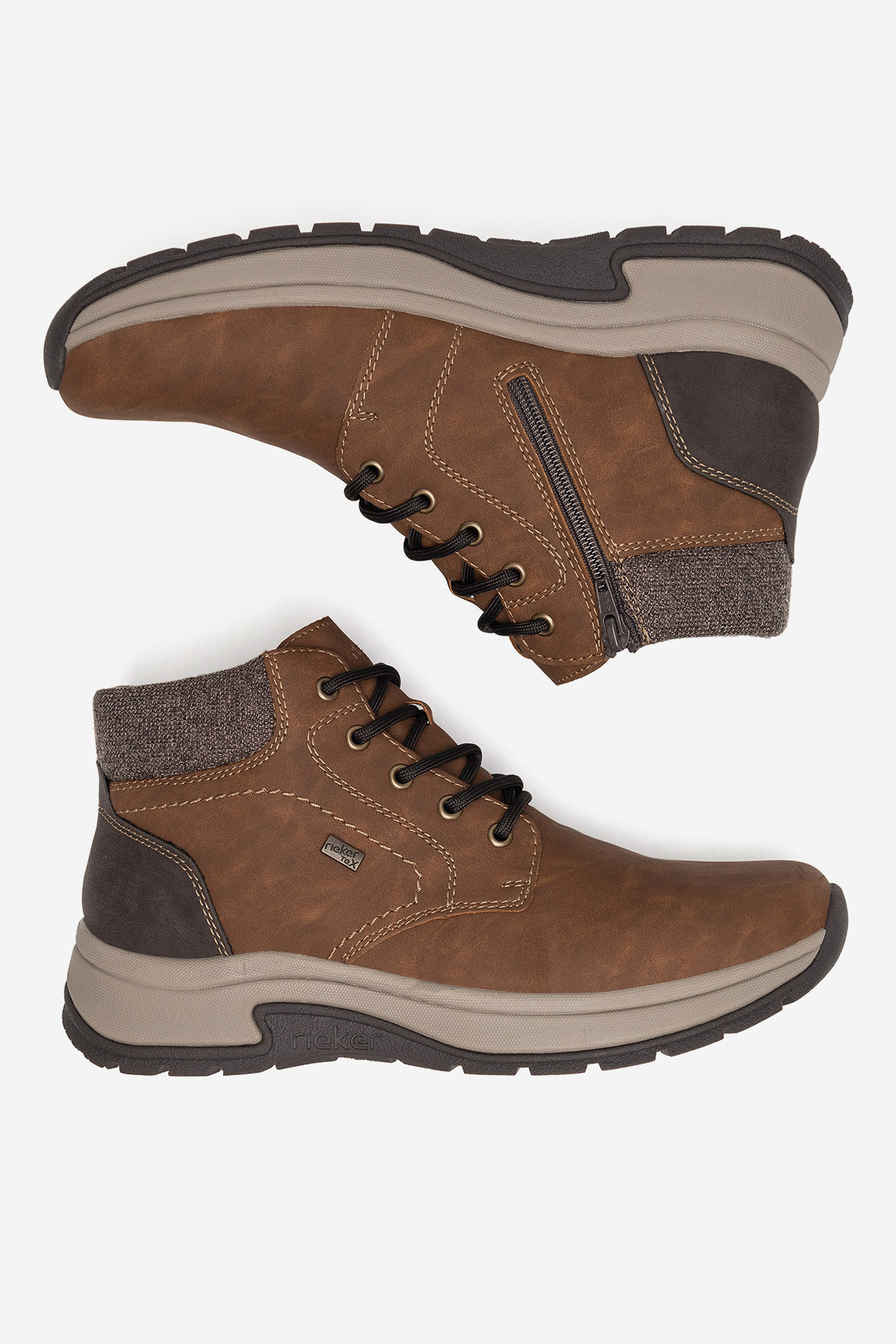 Kotníková obuv HNĚDÁ