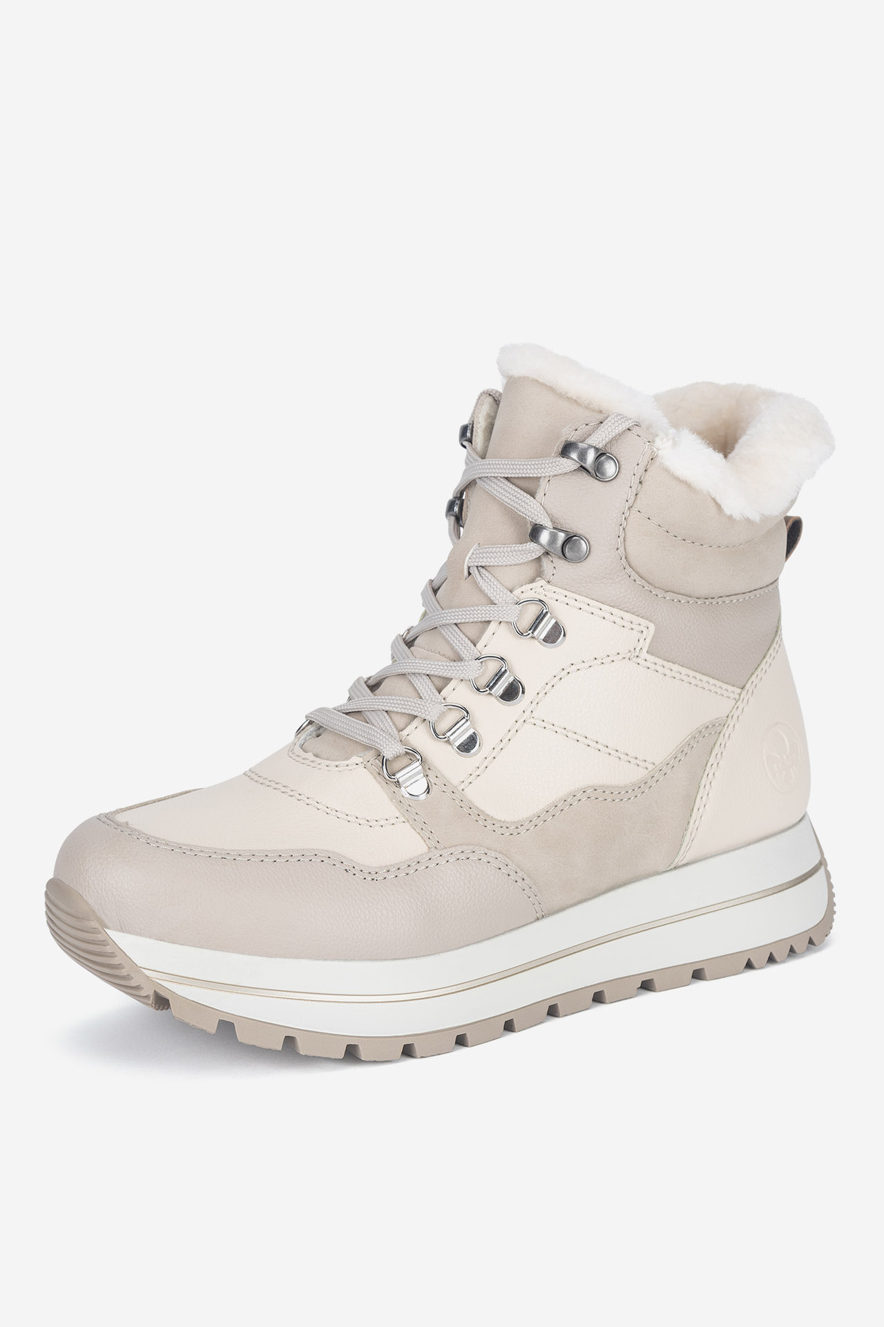 Šnurovacie topánky Béžová