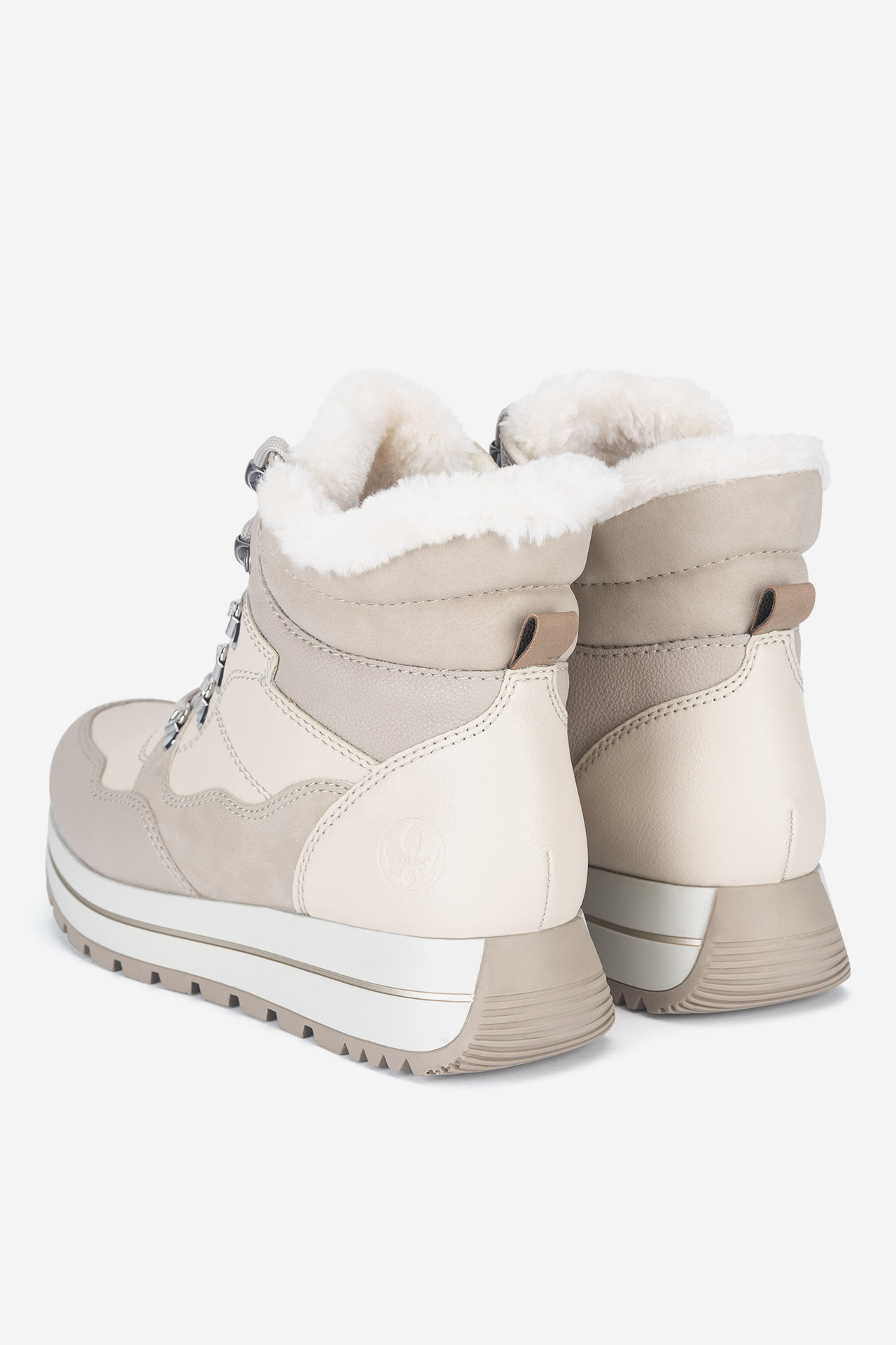 Šnurovacie topánky Béžová