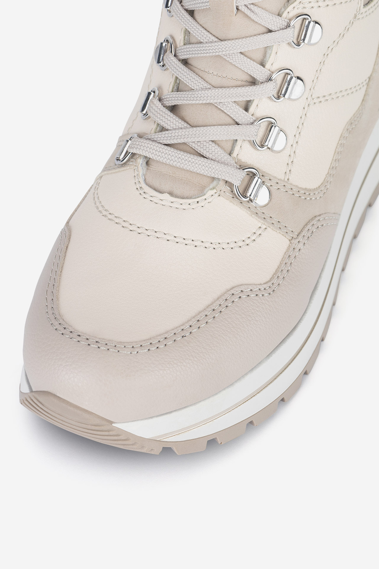Šnurovacie topánky Béžová
