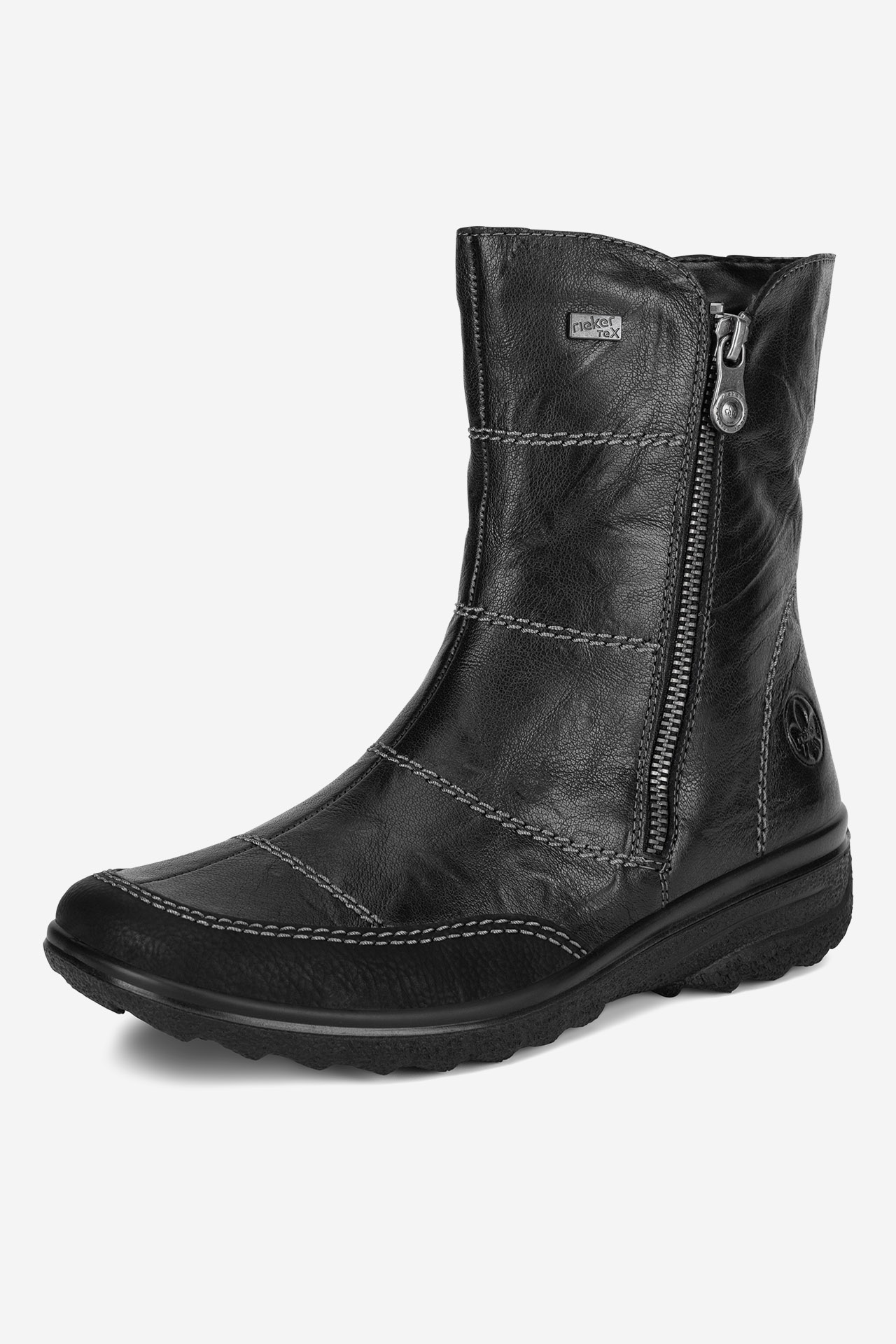 Členková obuv Čierna