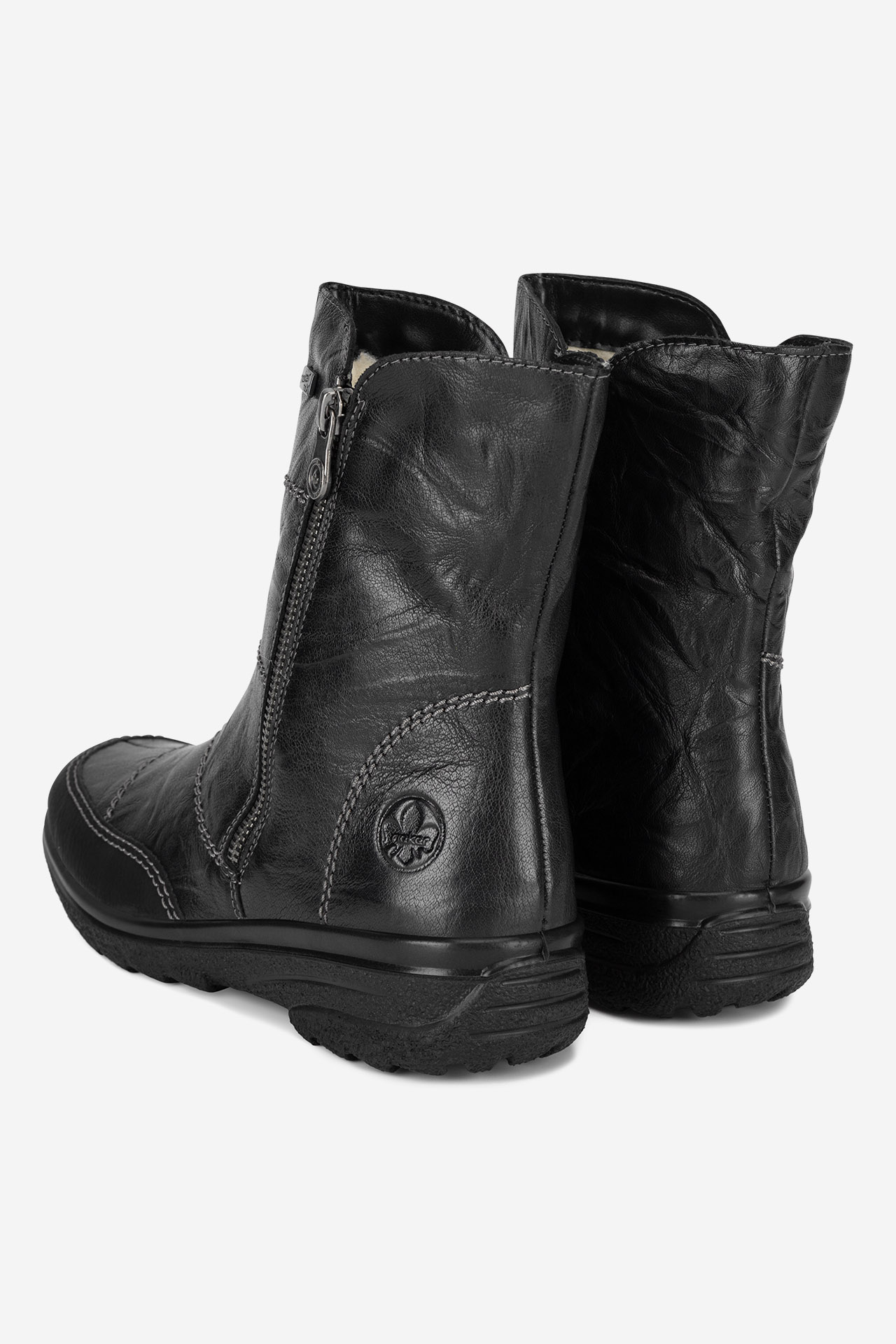 Členková obuv Čierna