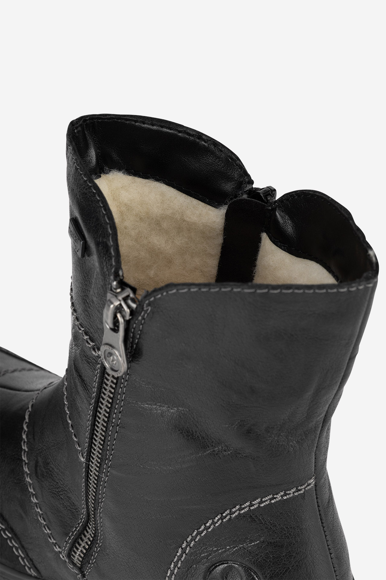 Členková obuv Čierna