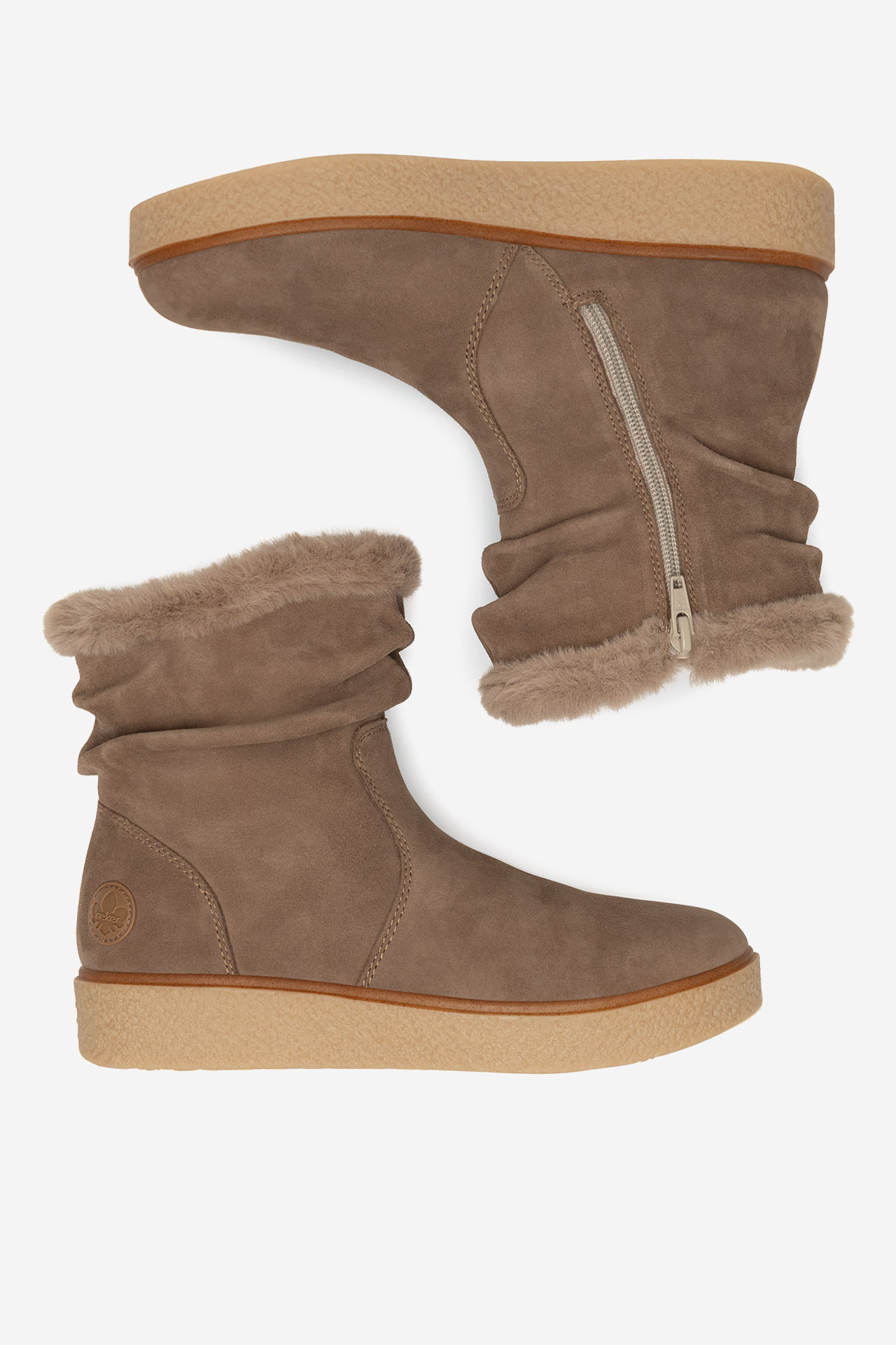 Kotníková obuv HNĚDÁ