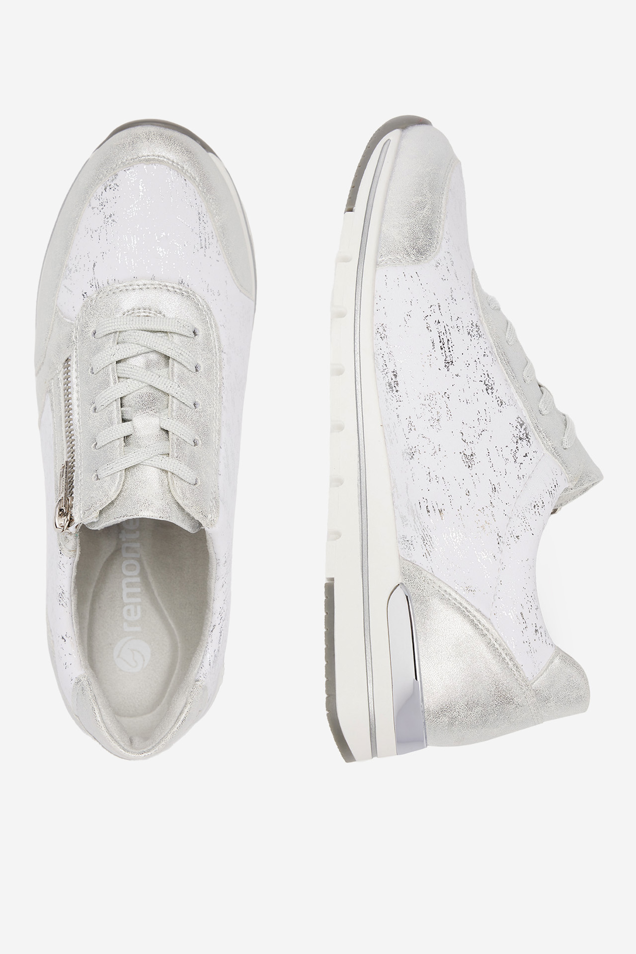 Sneakerși ARGINTIU