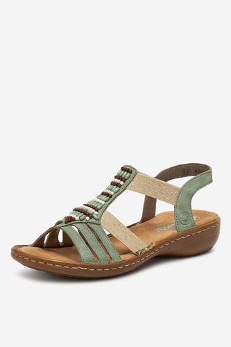 Sandali Rieker 60851-52 Zelena