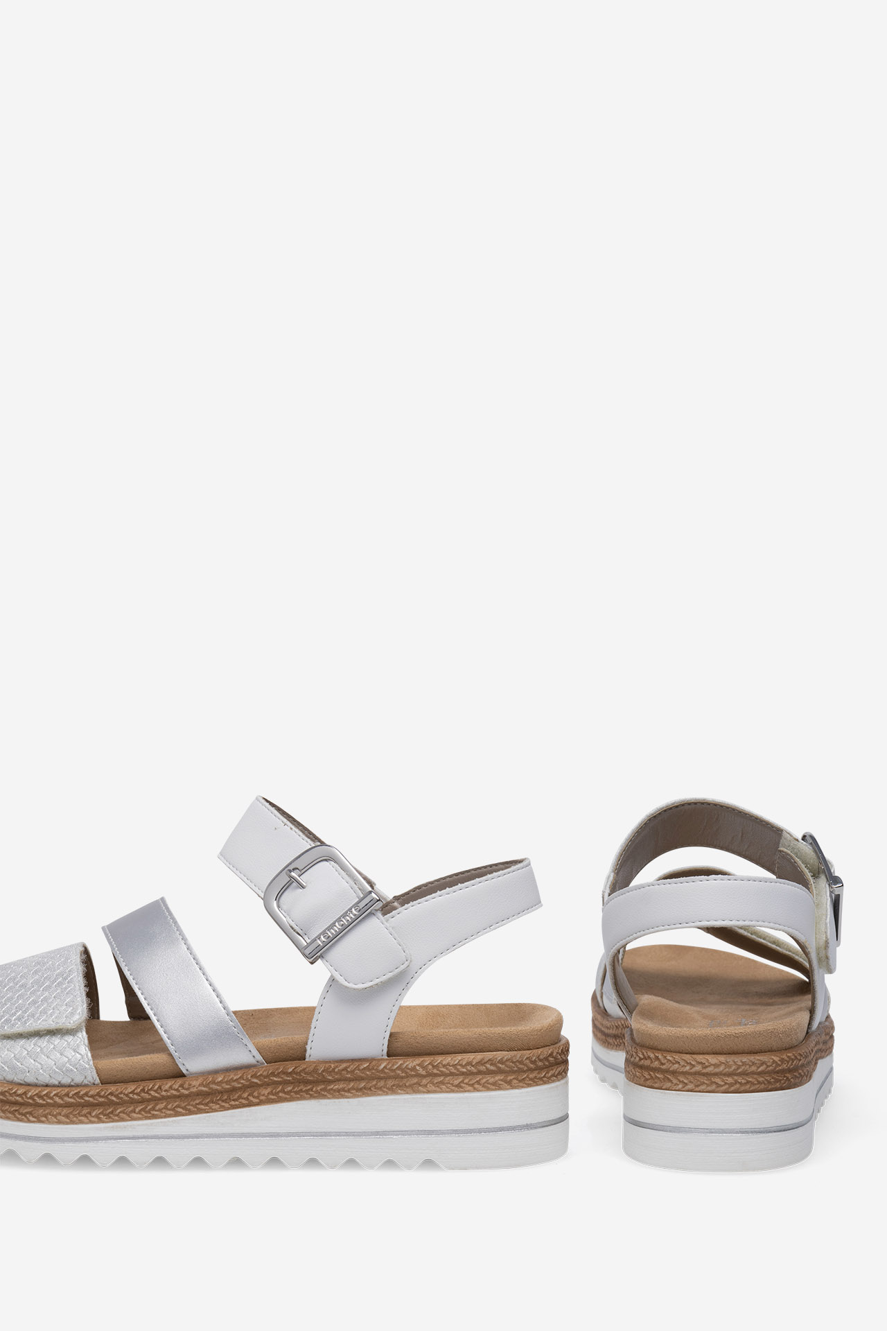 Sandále Strieborná