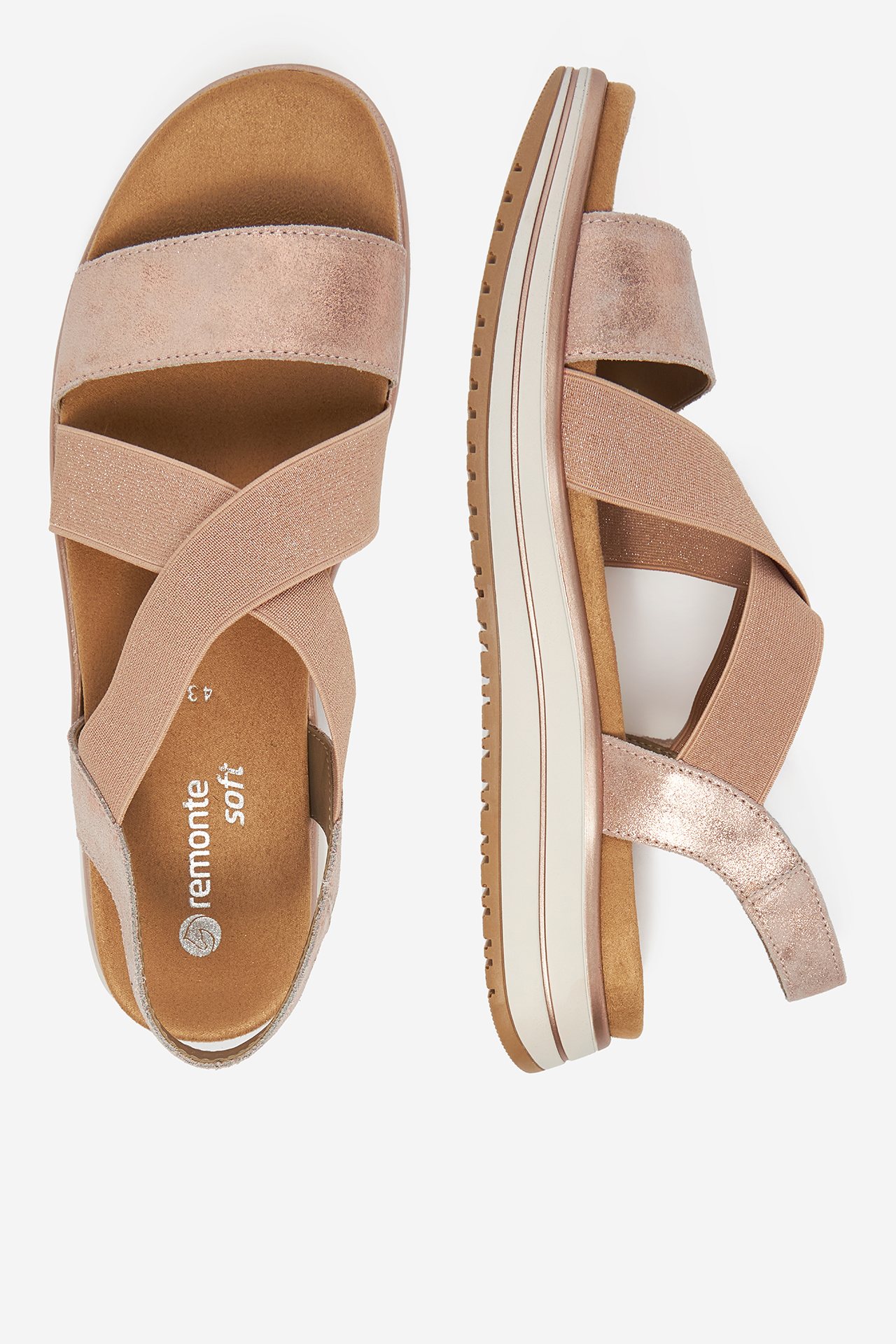 Sandály SVĚTLE RŮŽOVÁ