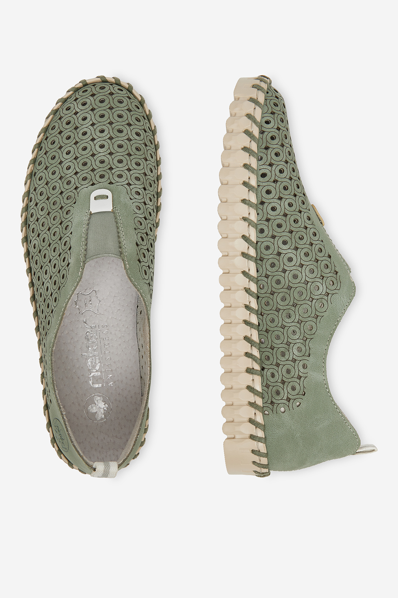 Espadrile Zelena
