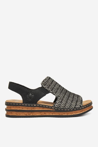 Sandali Rieker 62971-00 Črna