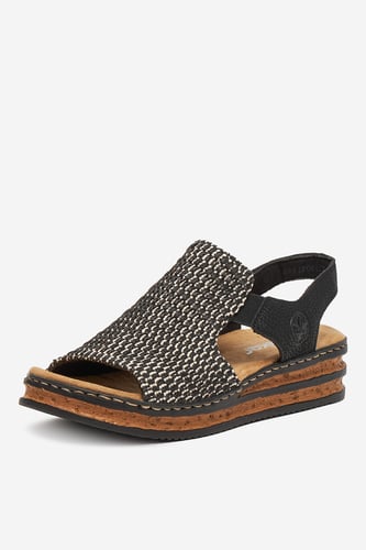 Sandali Rieker 62971-00 Črna