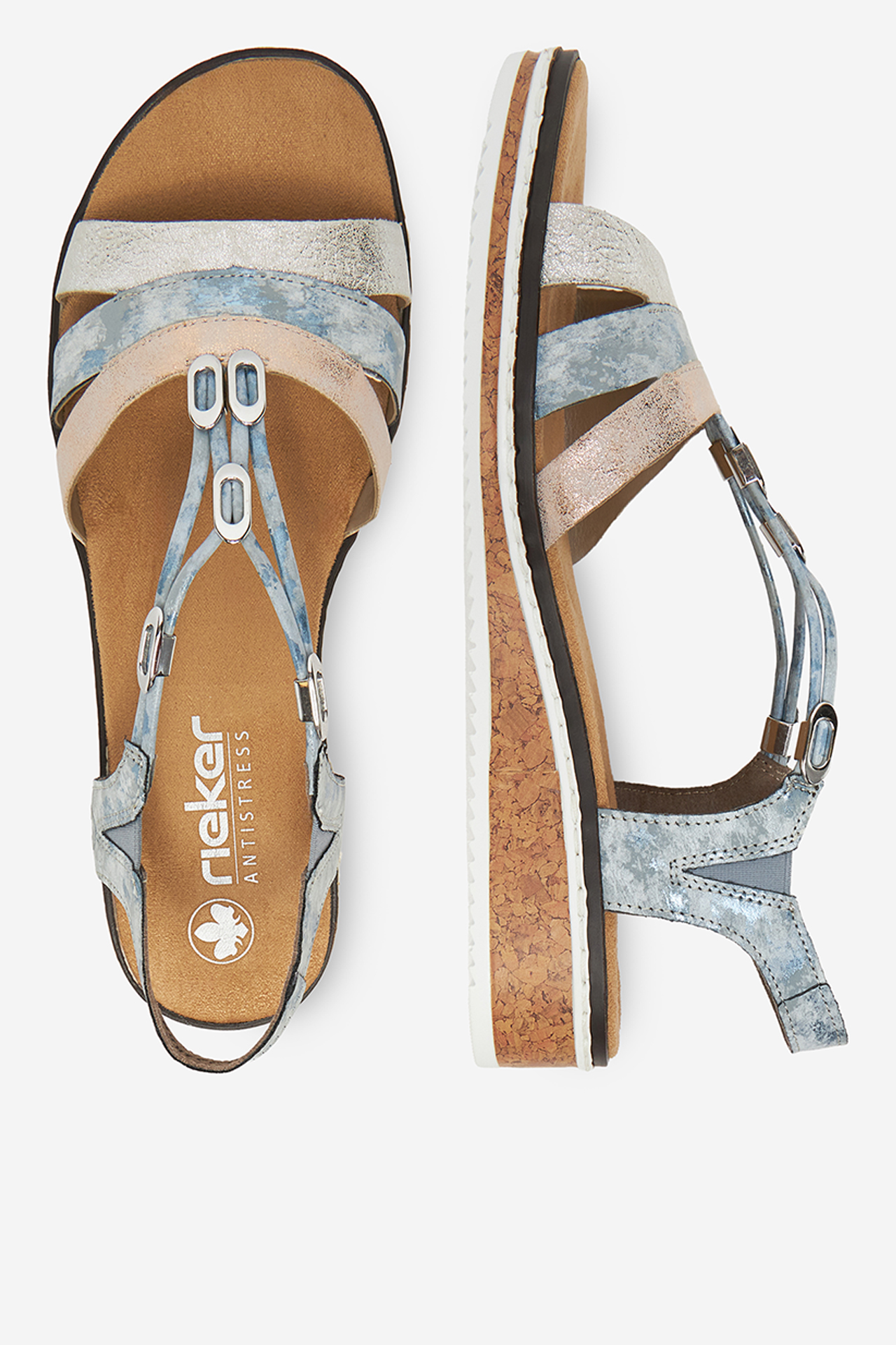 Sandále Blankytne modrá