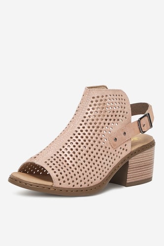 Sandali Rieker V0590-31 Živo roza