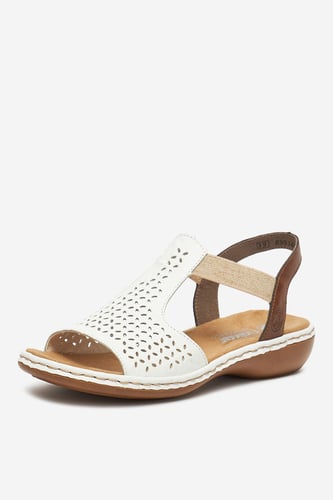 Sandali Rieker 65917-80 Bela