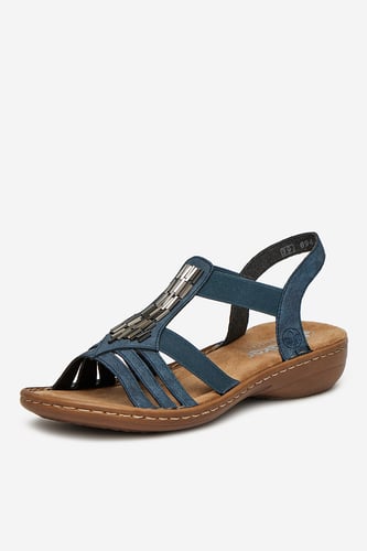 Sandály Rieker 60800-14 Temný blankyt