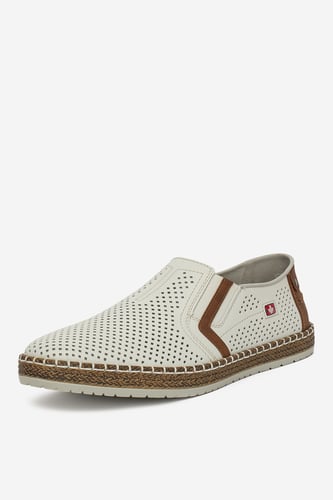 Espadrilky Rieker B5297-80 Bílá
