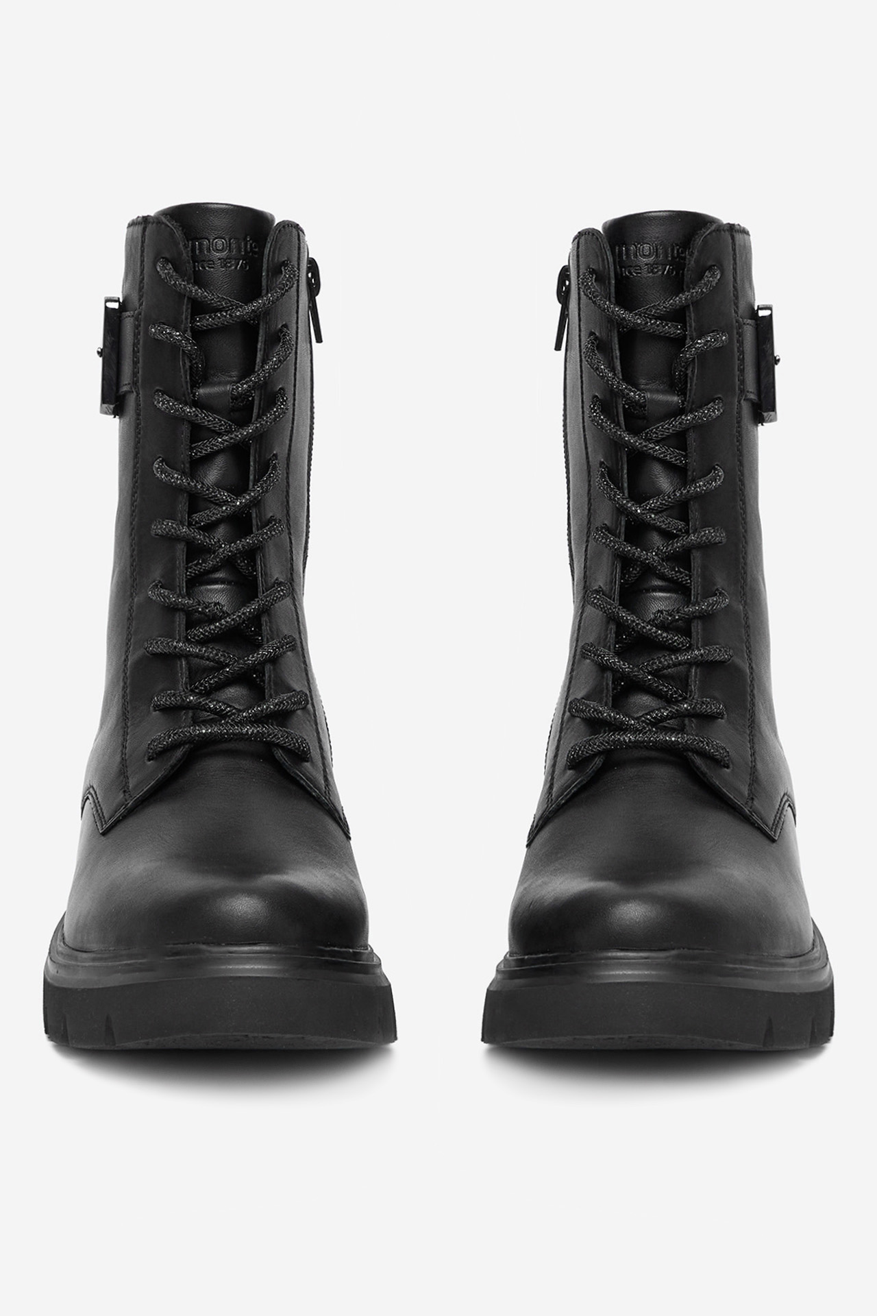 Gležnjače s vezicama Crno