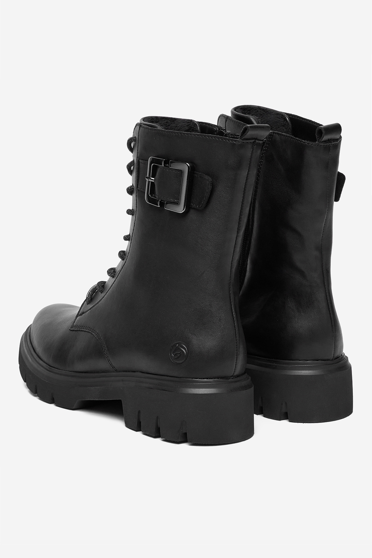 Gležnjače s vezicama Crno