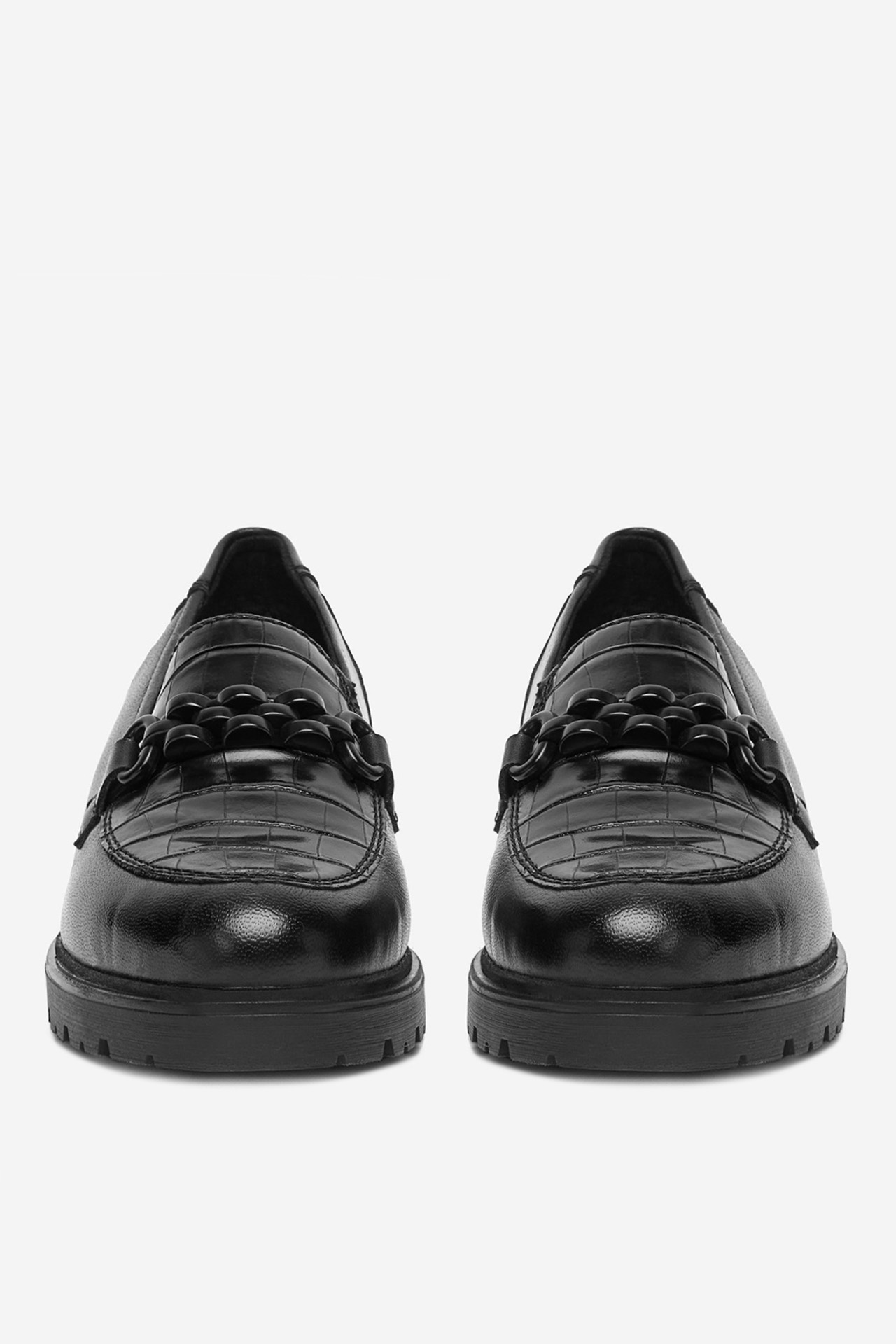 Loaferice Crno