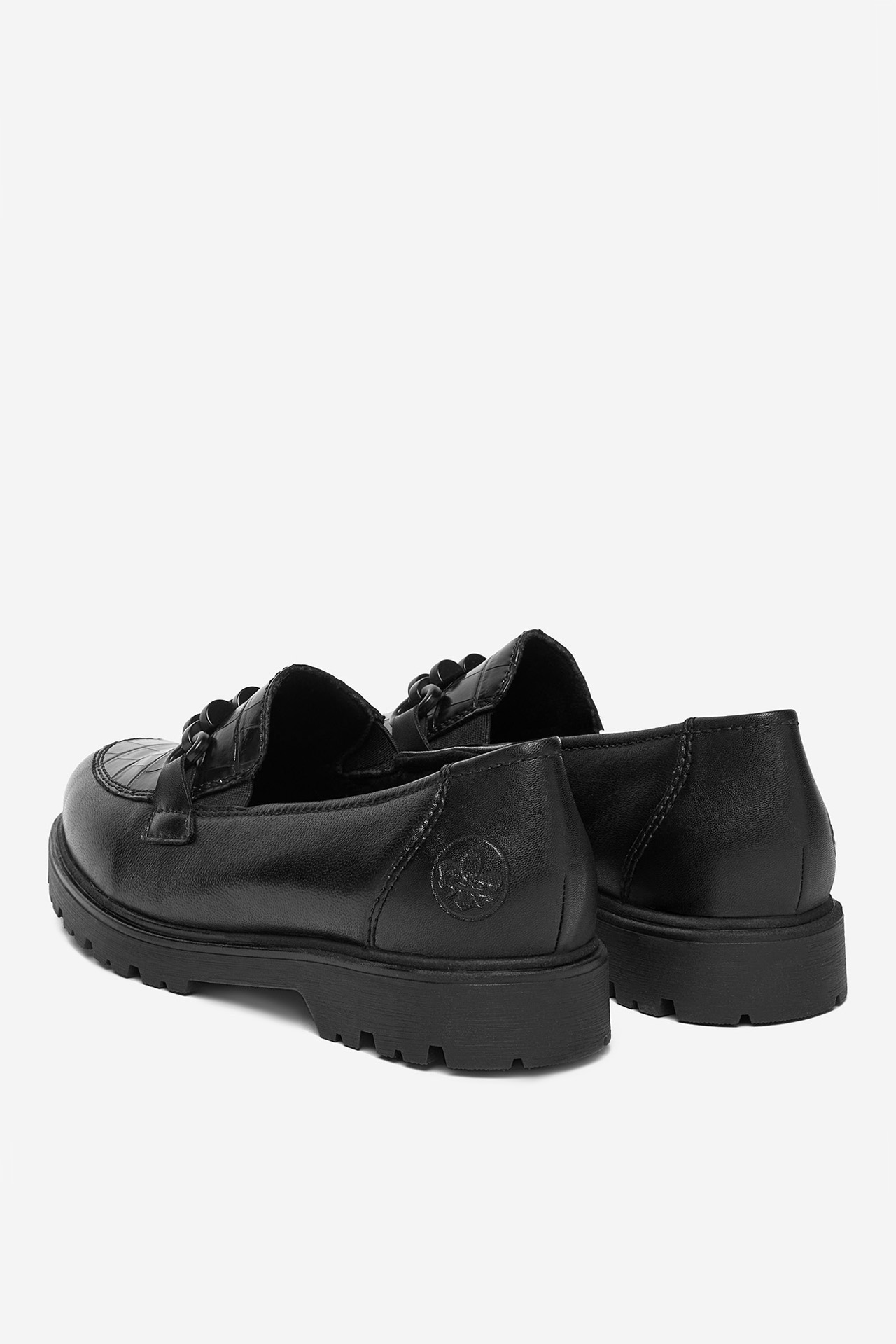 Loaferice Crno