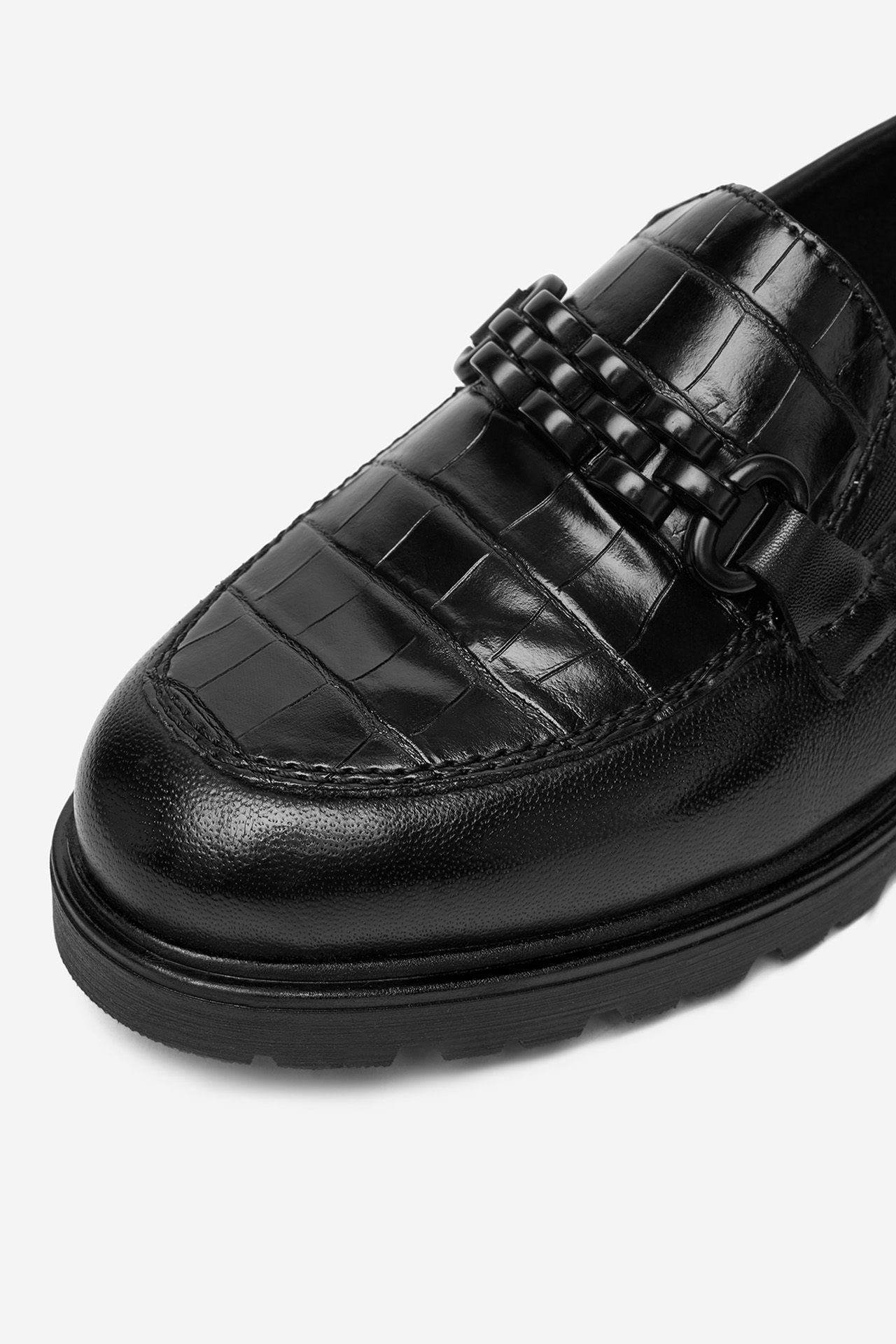Loaferice Crno