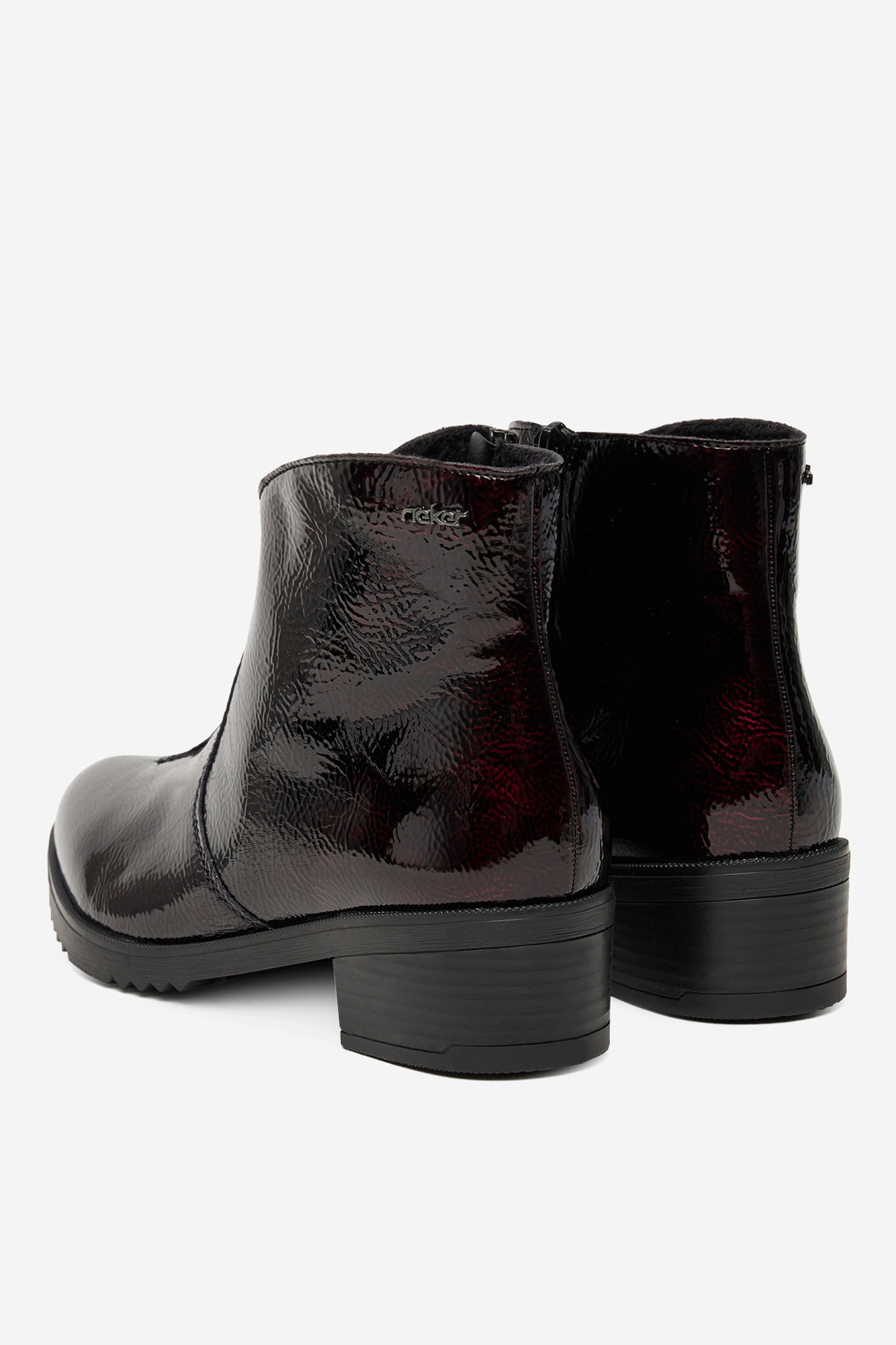 Škornji Bordo rdeča