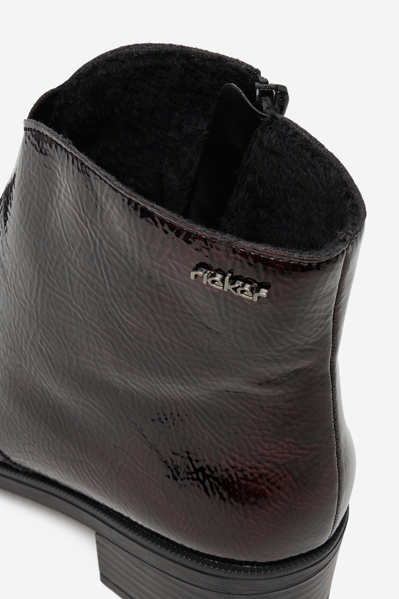 Škornji Bordo rdeča