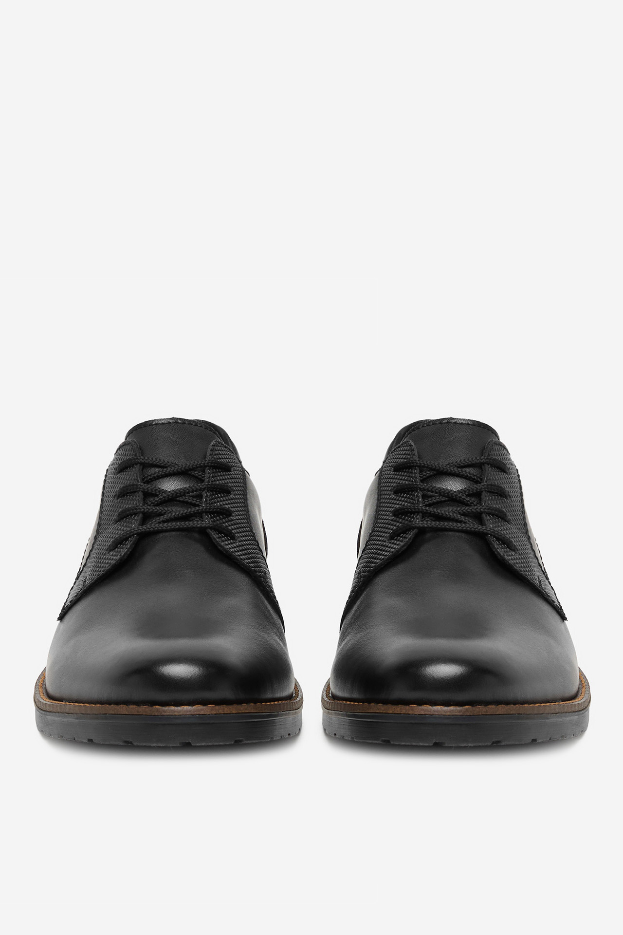 Šněrovací vyšší obuv ČERNÁ