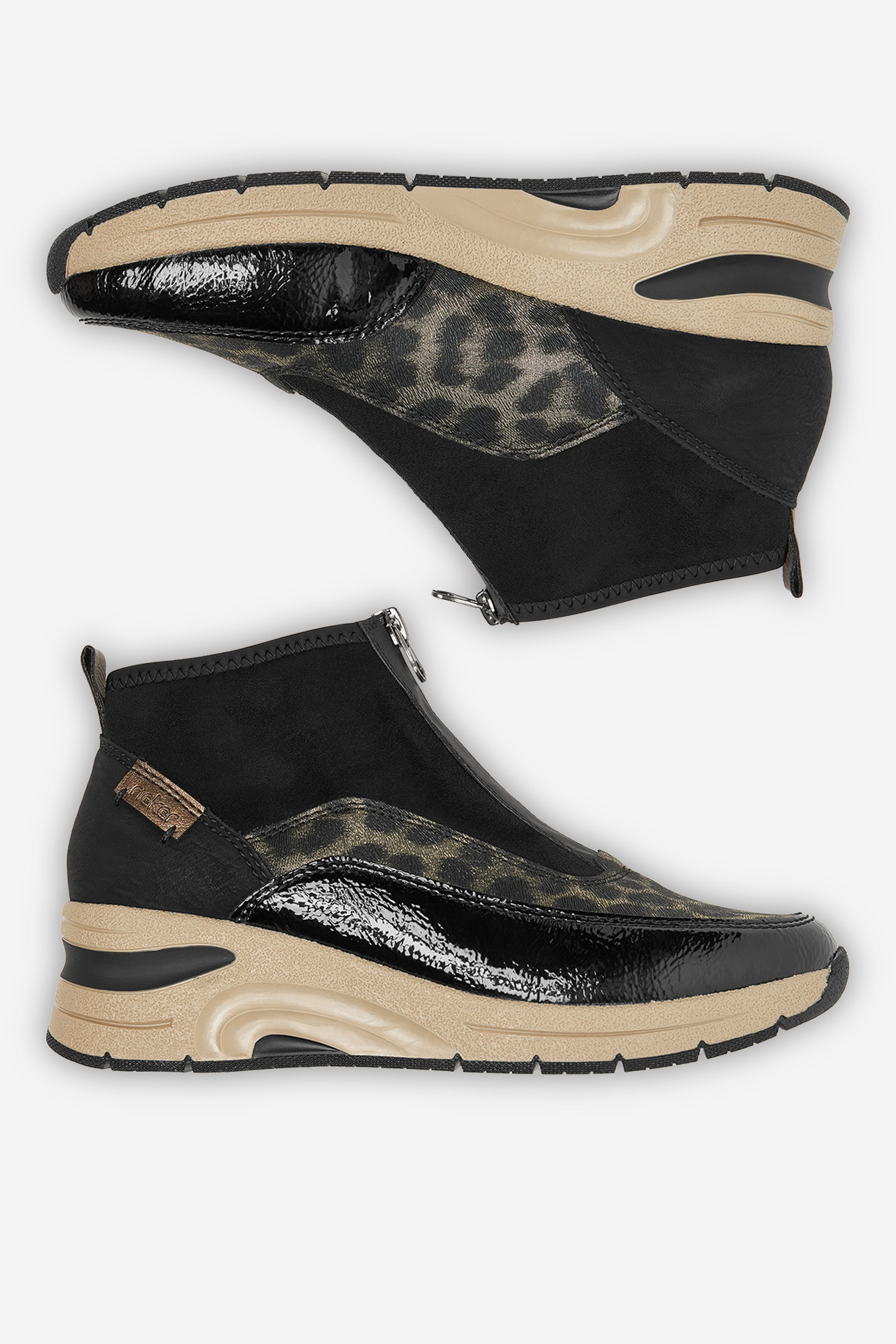 Kotníková obuv ČERNÁ