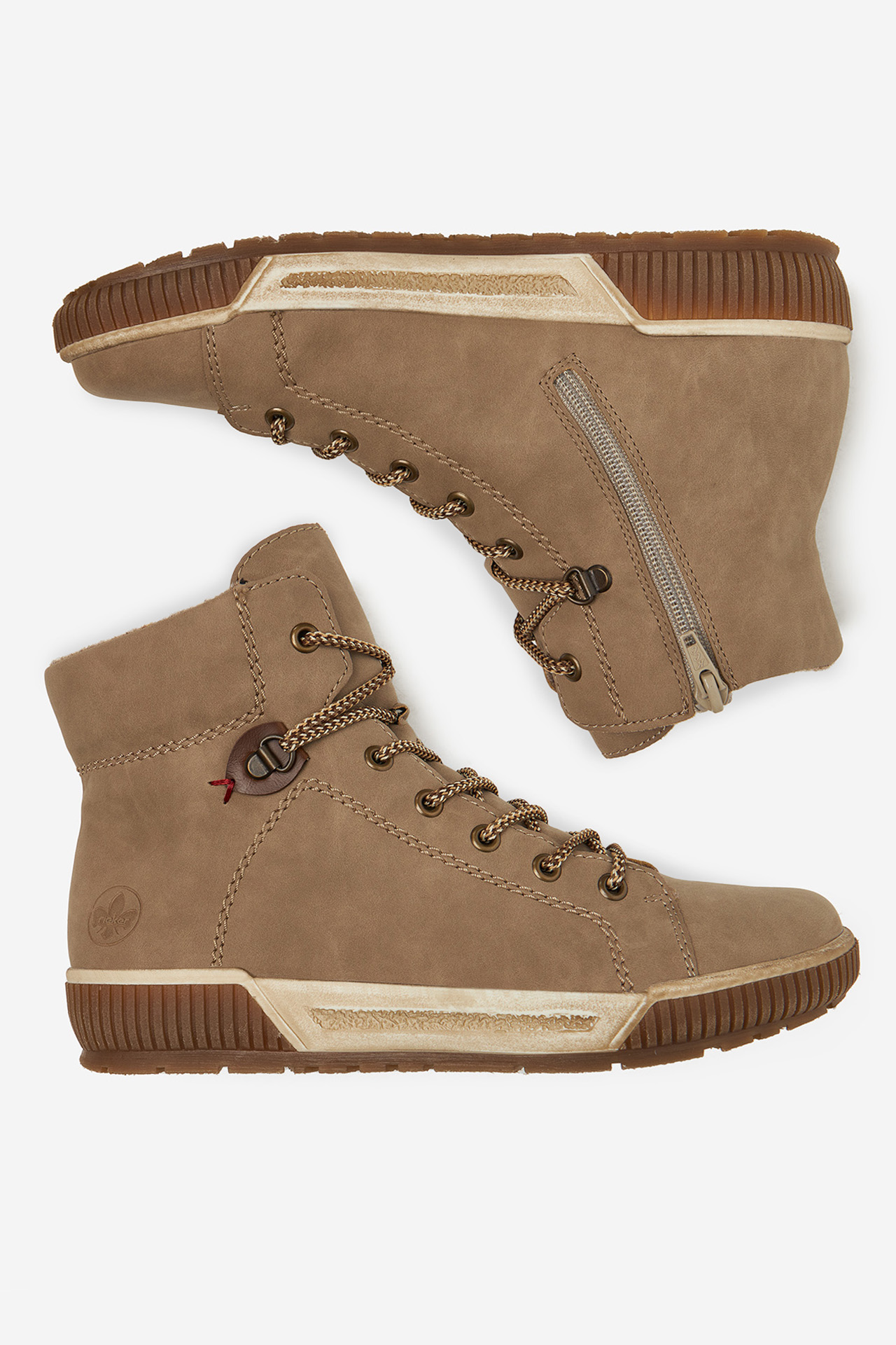 Šnurovacie topánky Béžová