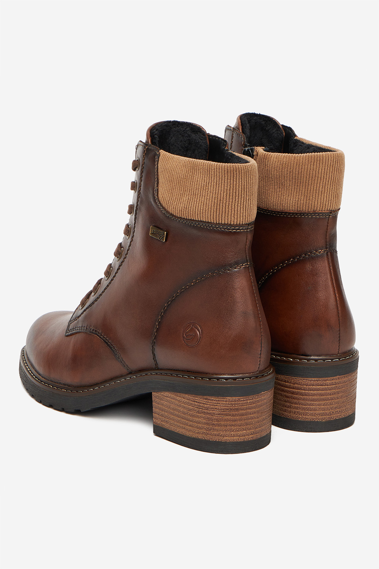 Gležnjače s vezicama Smeđe