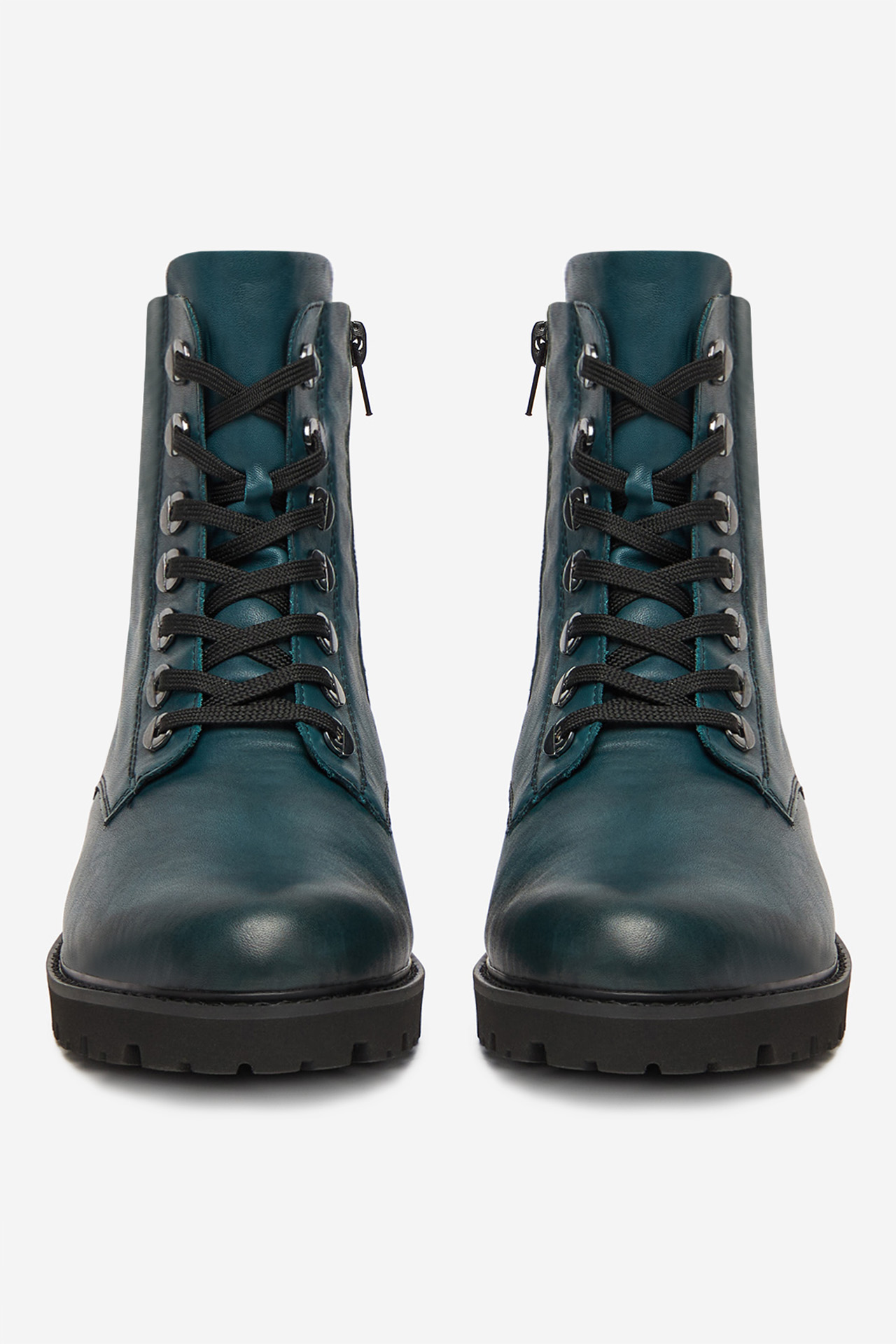 Gležnjače s vezicama Tirkizna