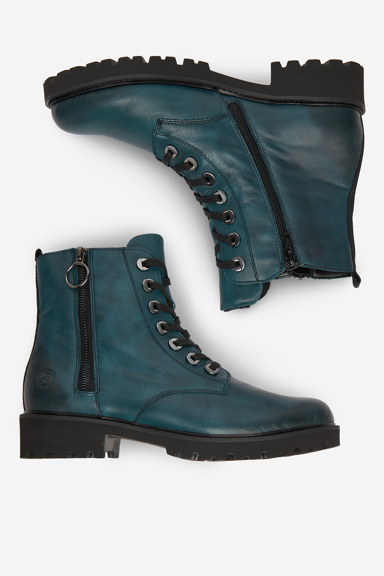 Gležnjače s vezicama Tirkizna