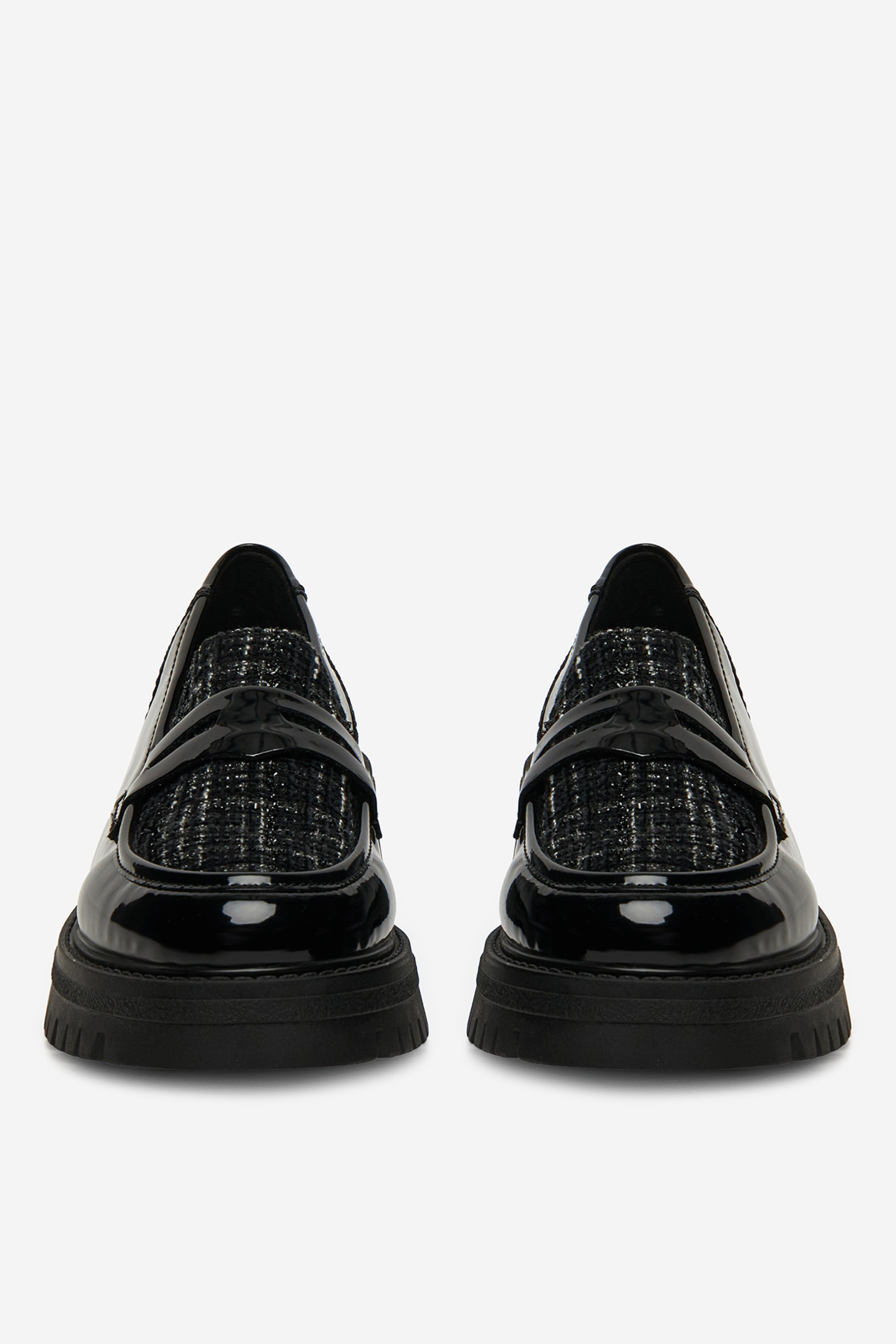 Loaferice Crno