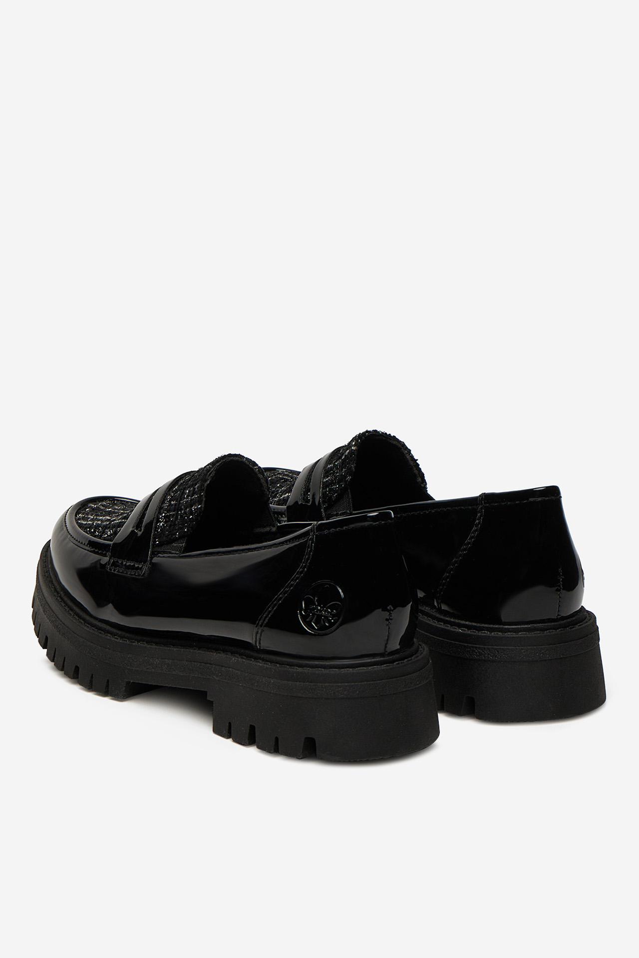 Loaferice Crno