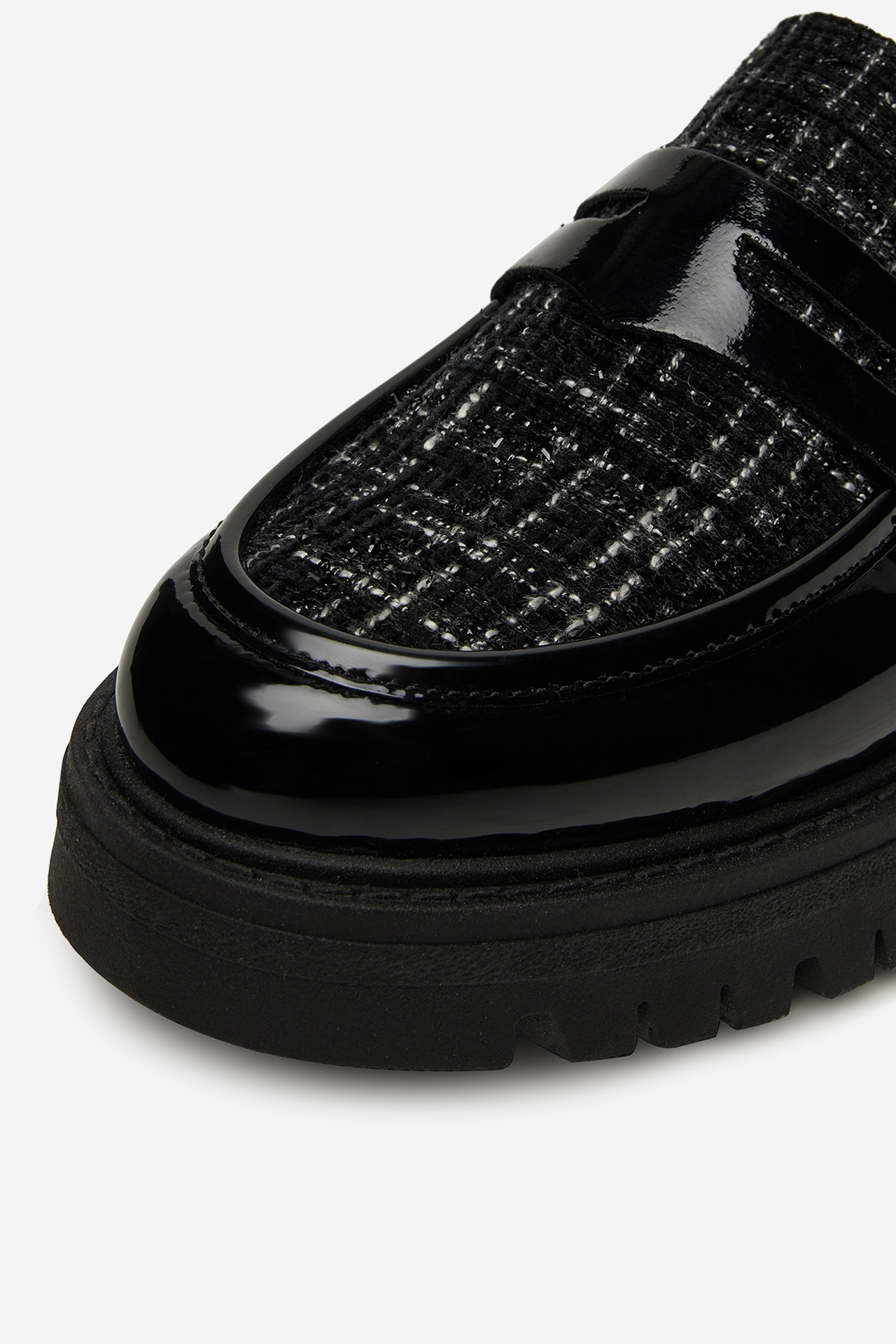 Loaferice Crno