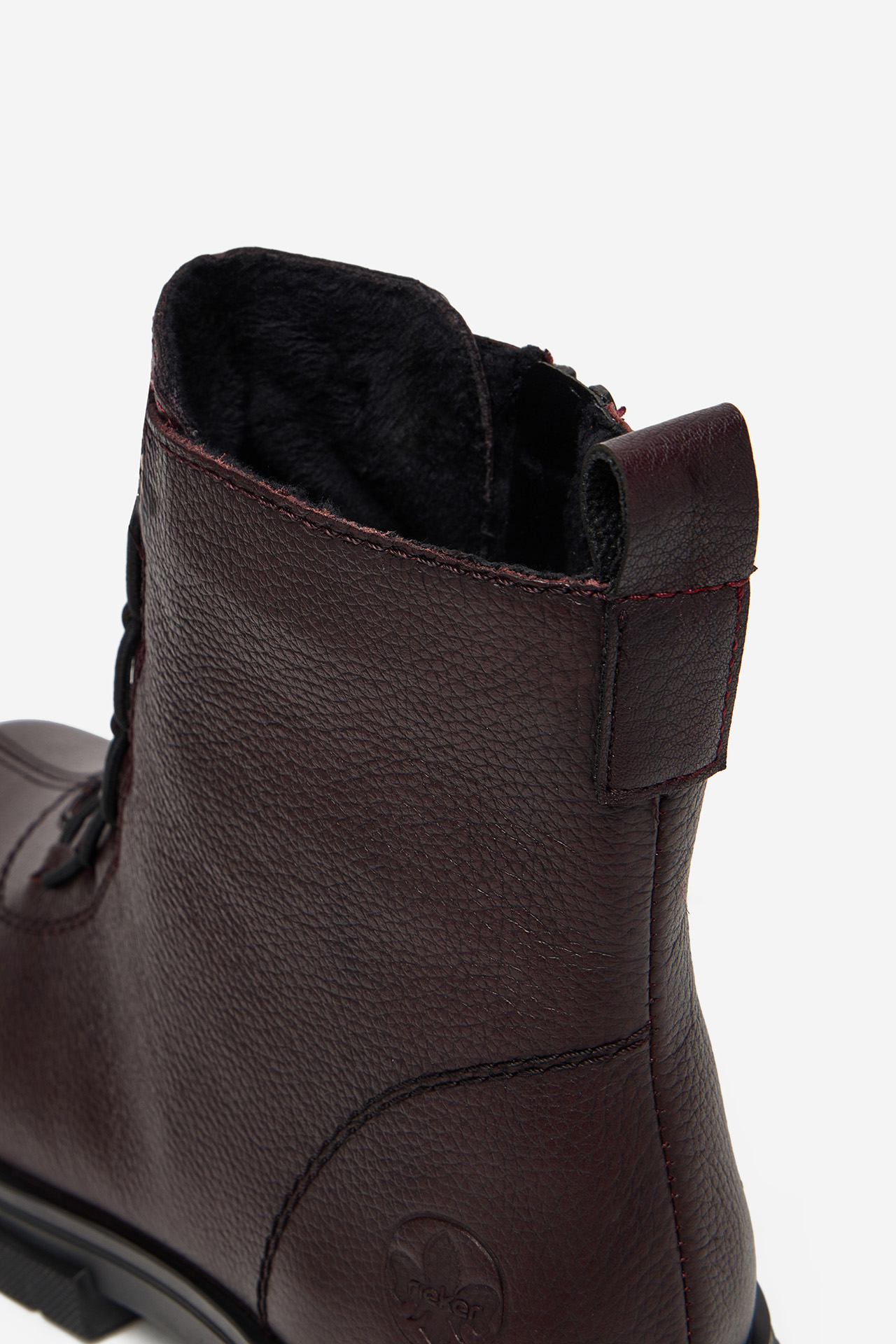 Šnurovacie topánky Bordó