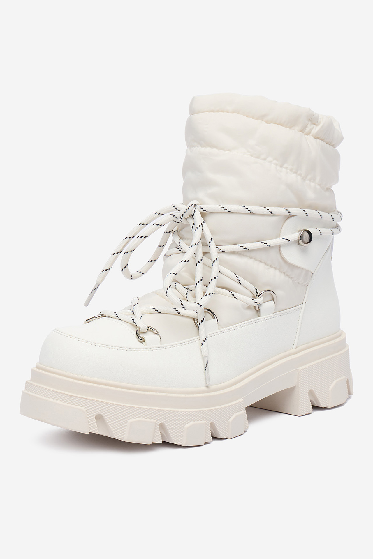 Škornji za sneg Bela