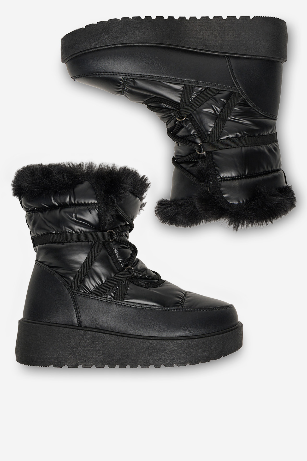 Kotníková obuv ČERNÁ