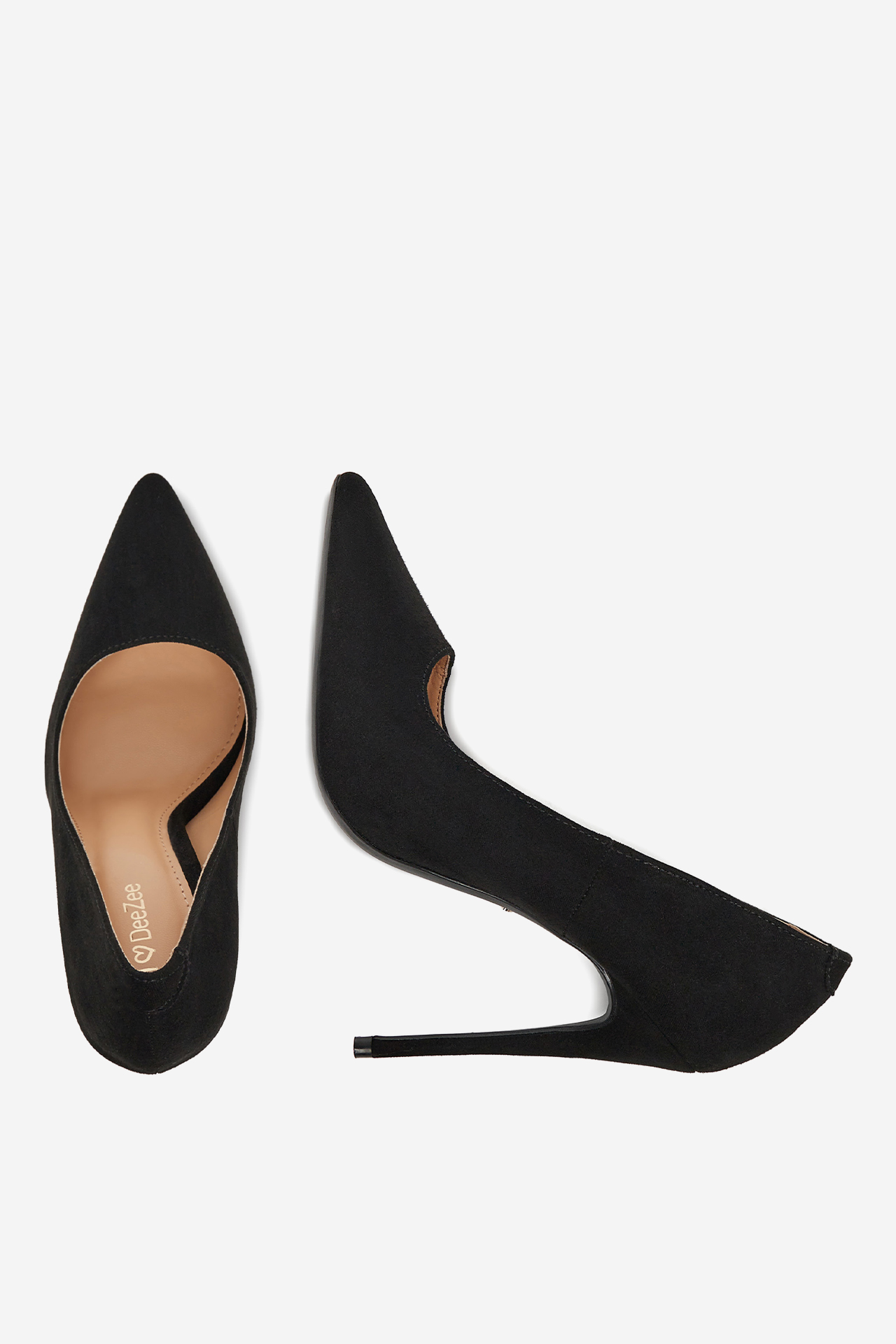 Čevlji z visoko peto Črna