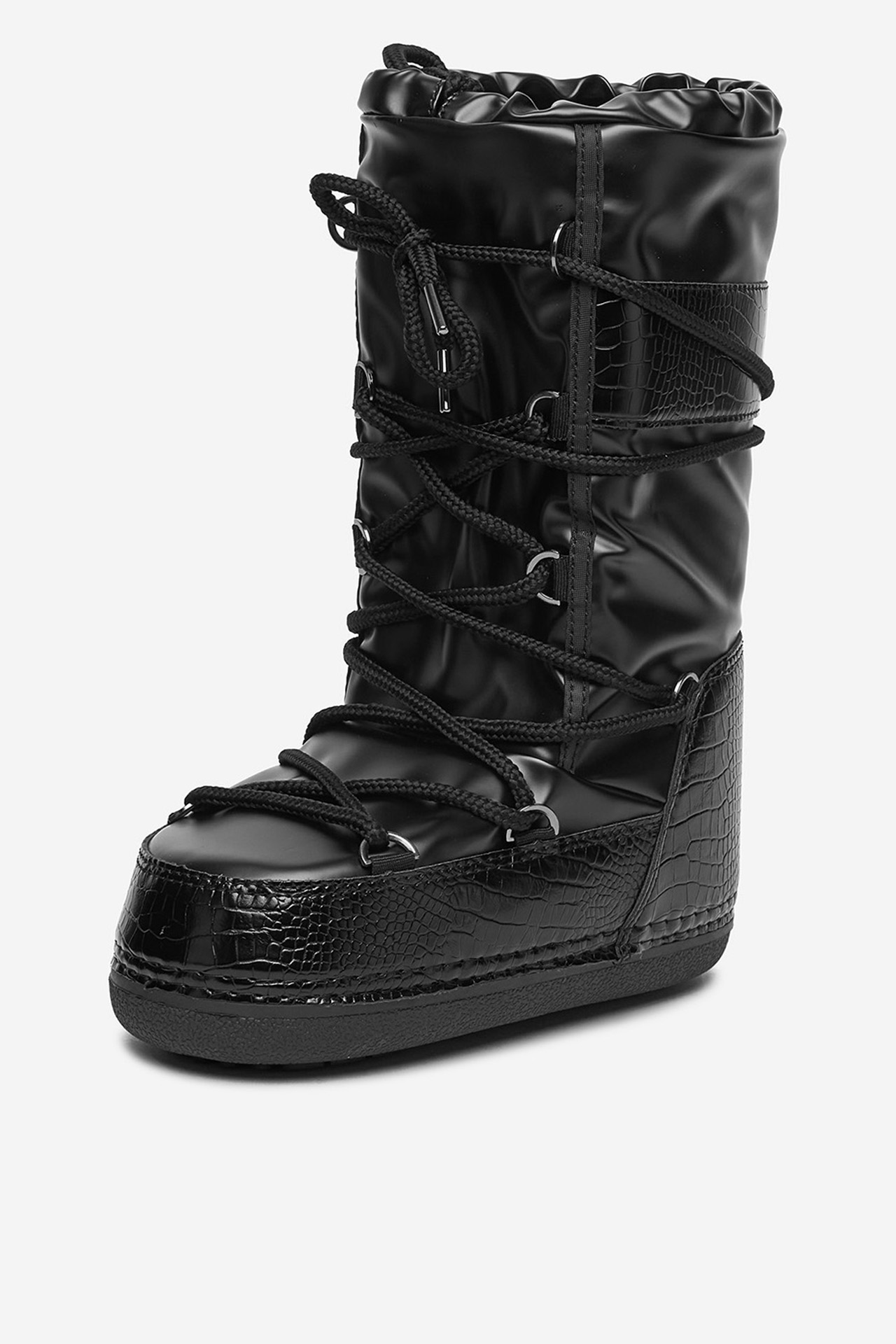 Škornji za sneg Črna