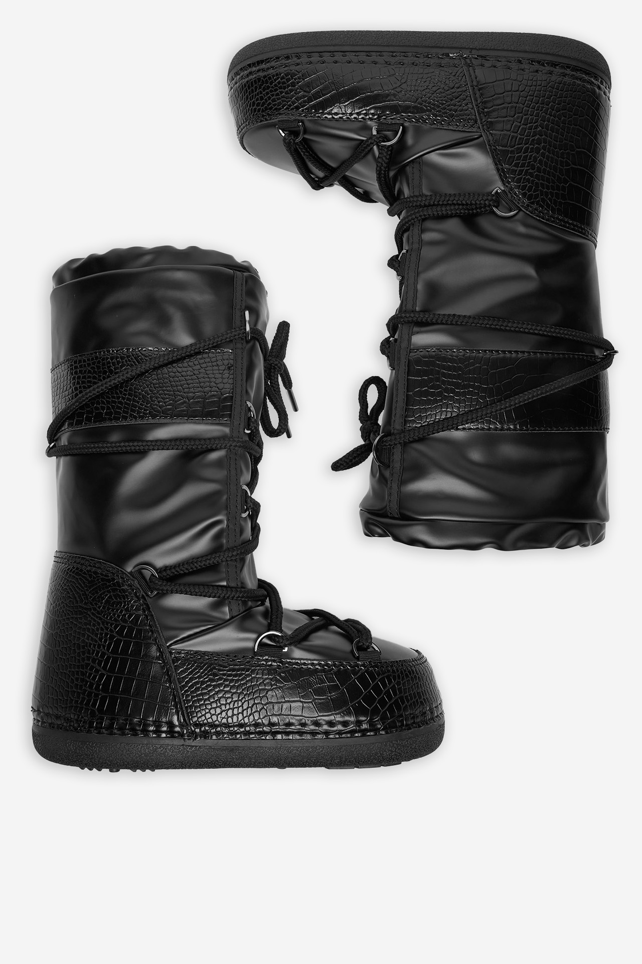 Škornji za sneg Črna