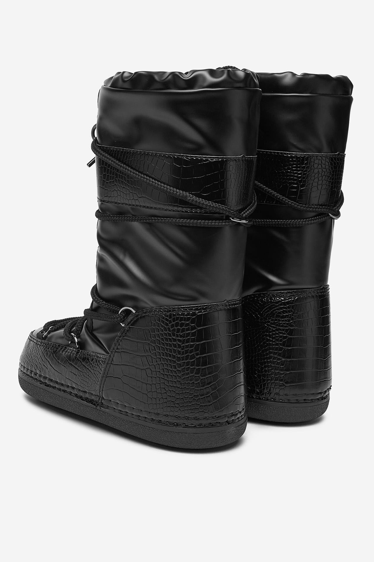 Škornji za sneg Črna