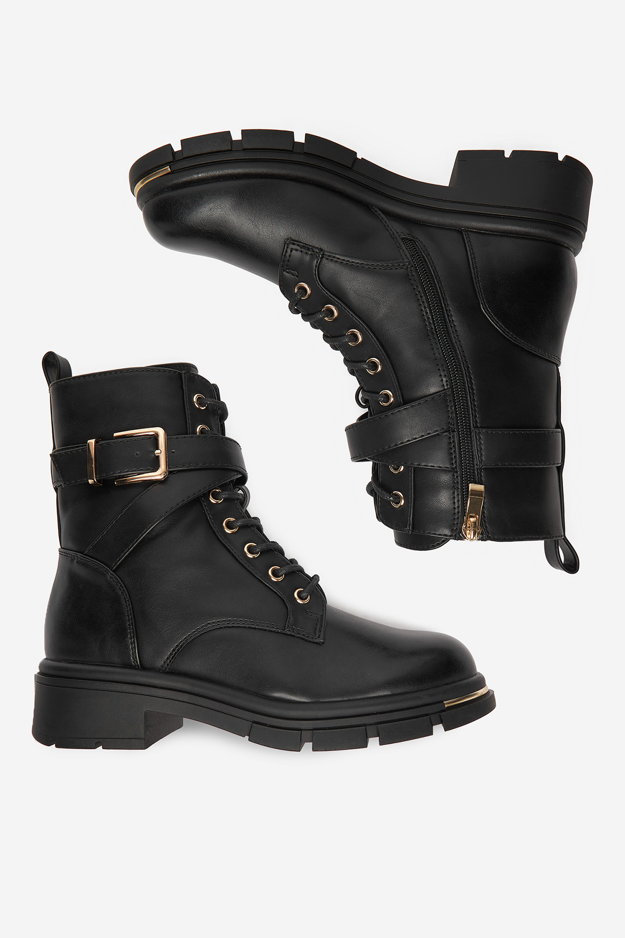 Kotníková obuv ČERNÁ