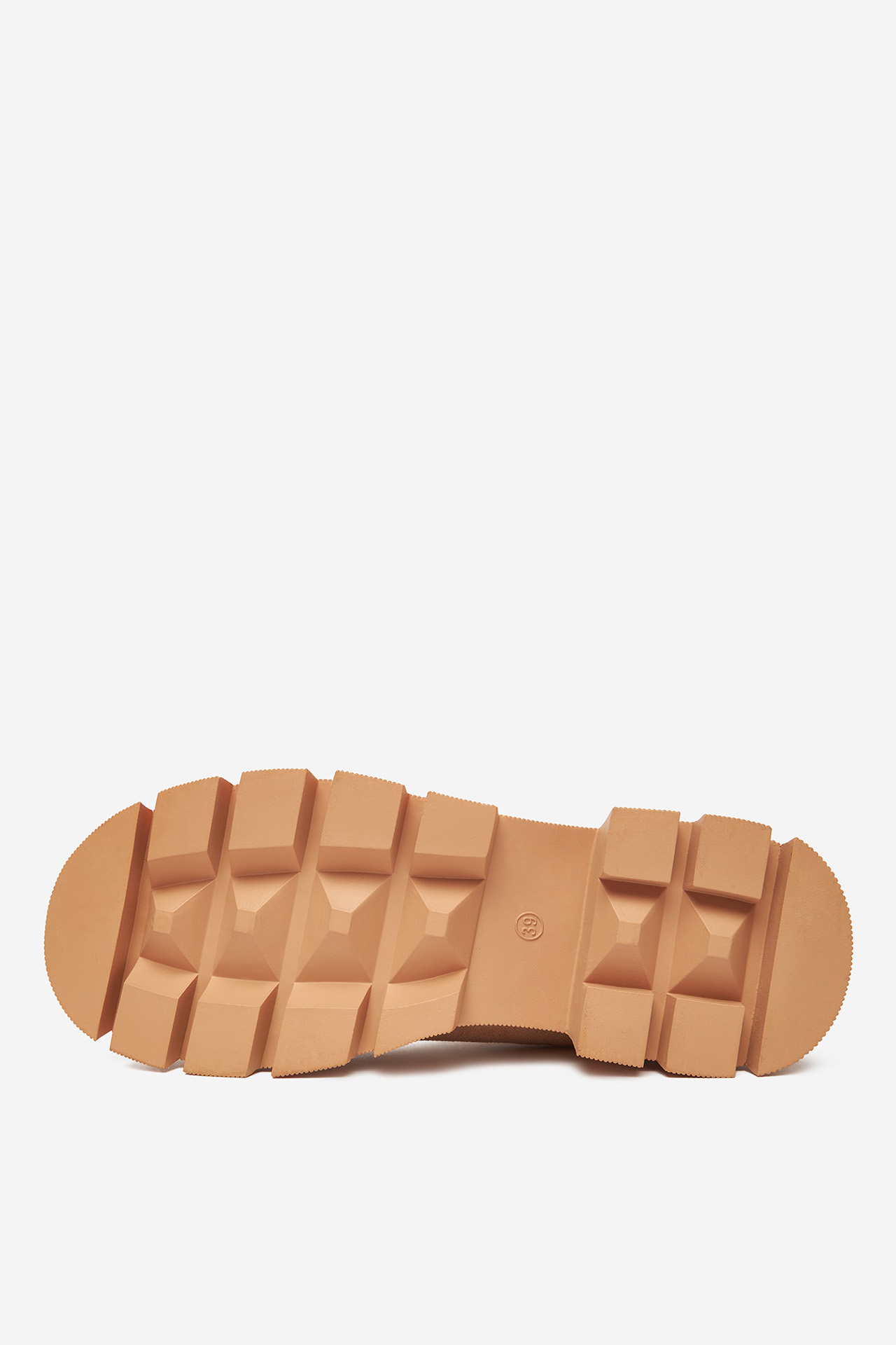 Členková obuv s elastickým prvkom Béžová