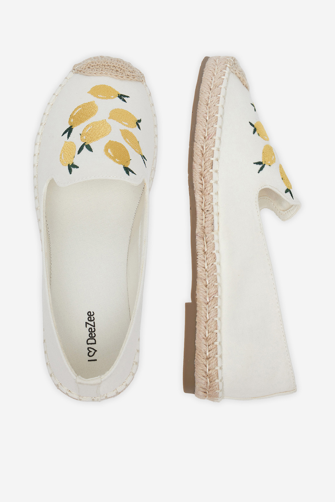 Espadrilky BÍLÁ